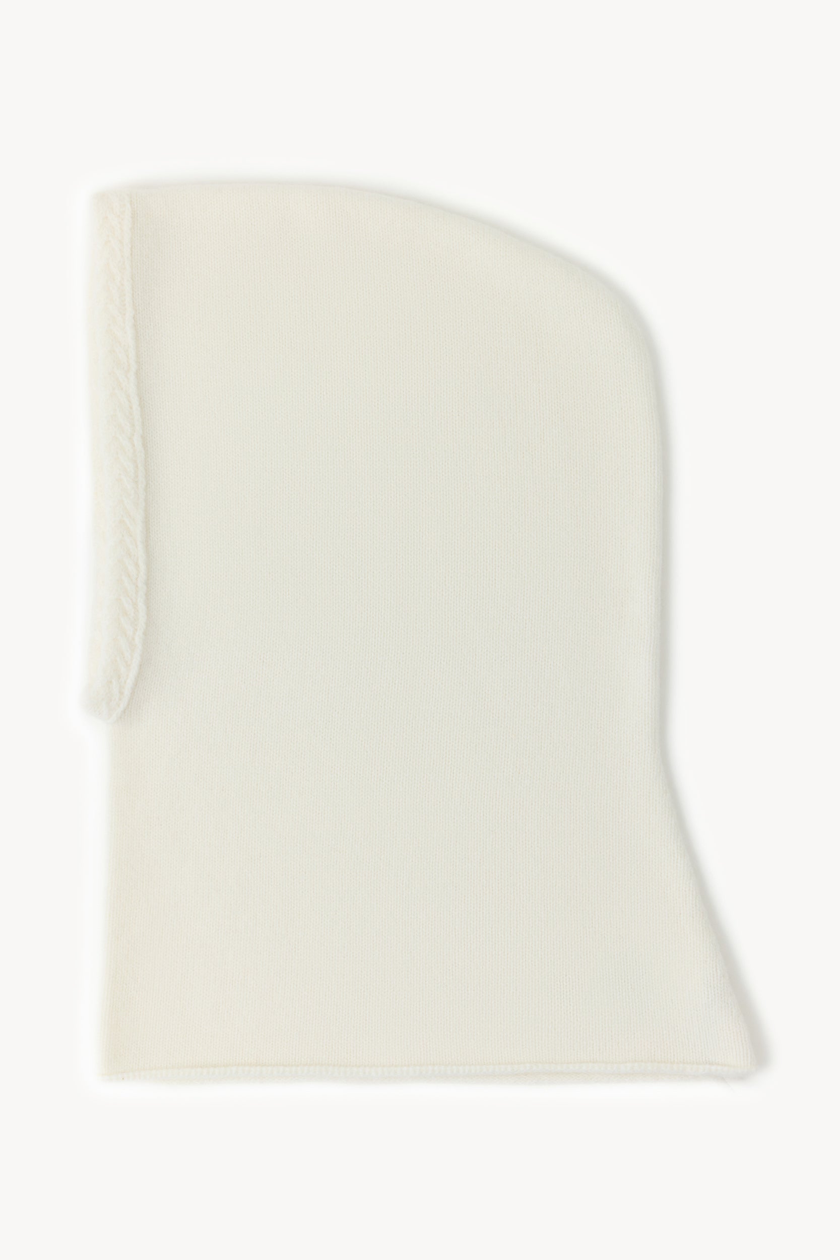 Merino wool hood-scarf Milk PINXIT One size