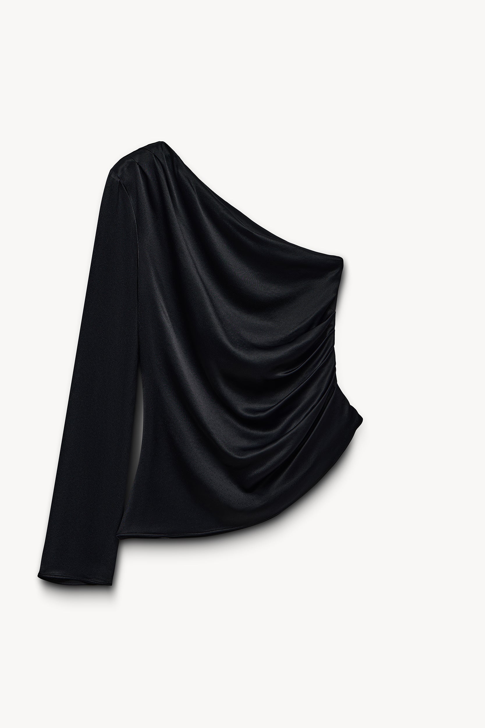 One-shoulder blouse Black PINXIT EU 34