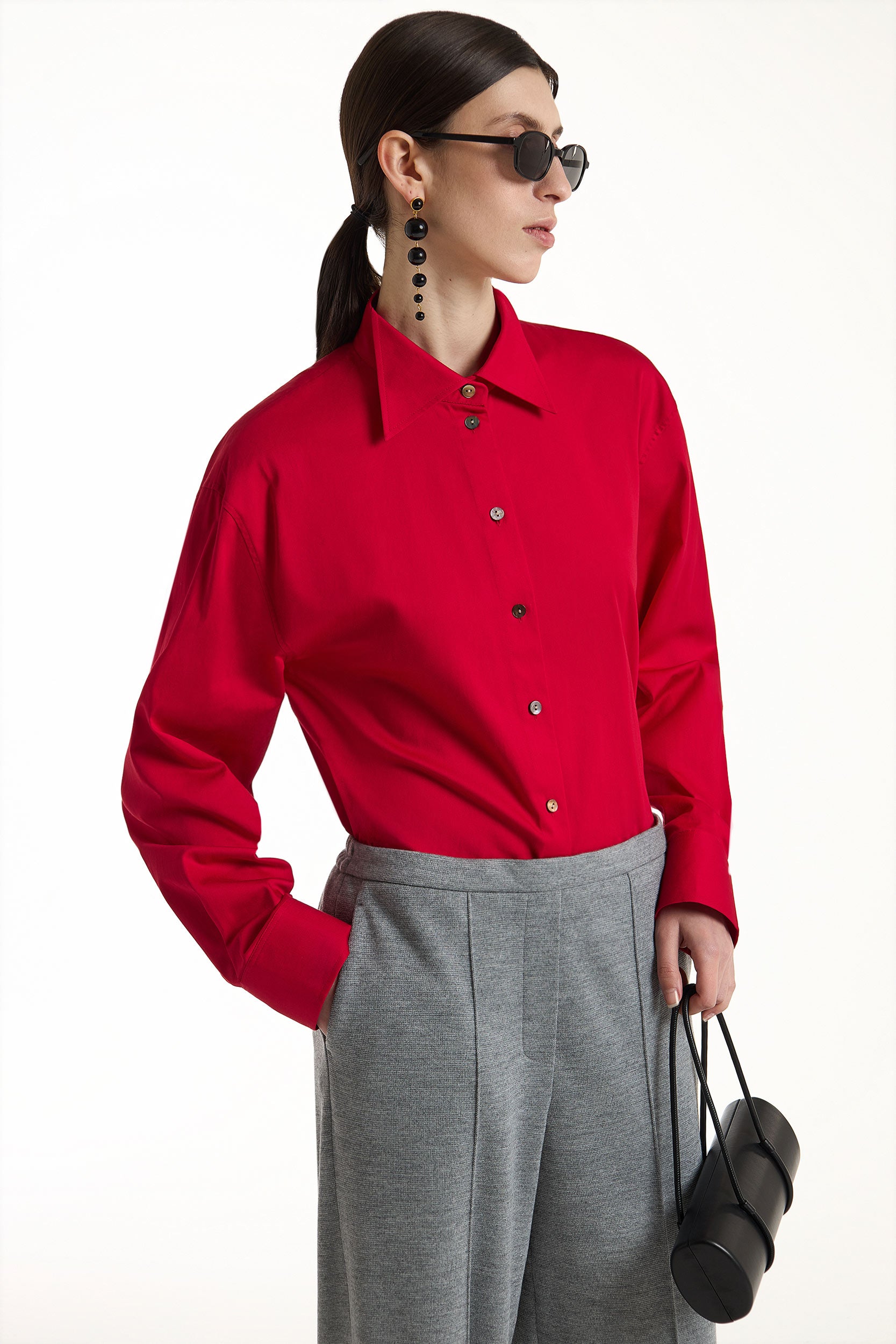 Loose-fit cotton shirt PINXIT