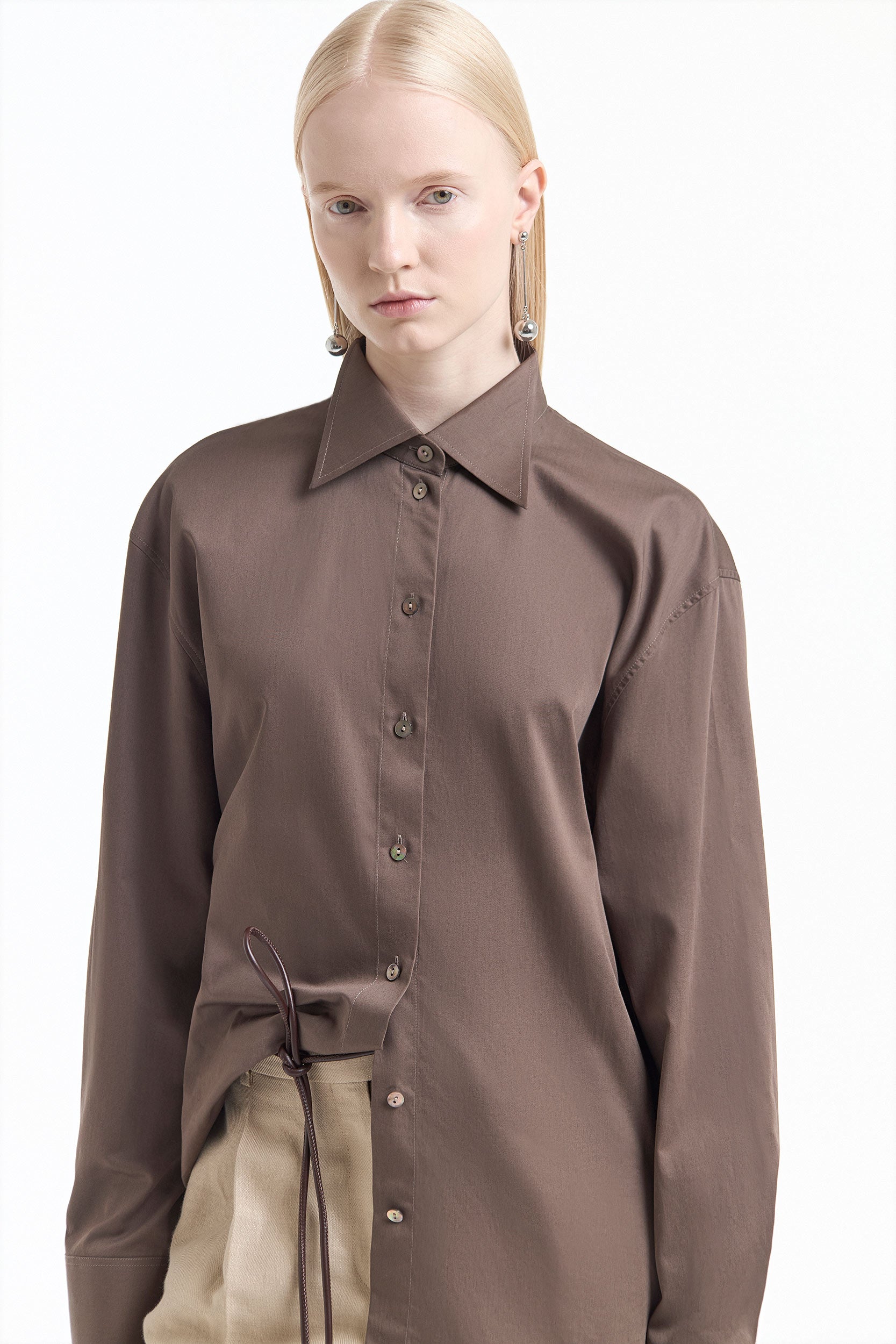 Loose-fit cotton shirt PINXIT