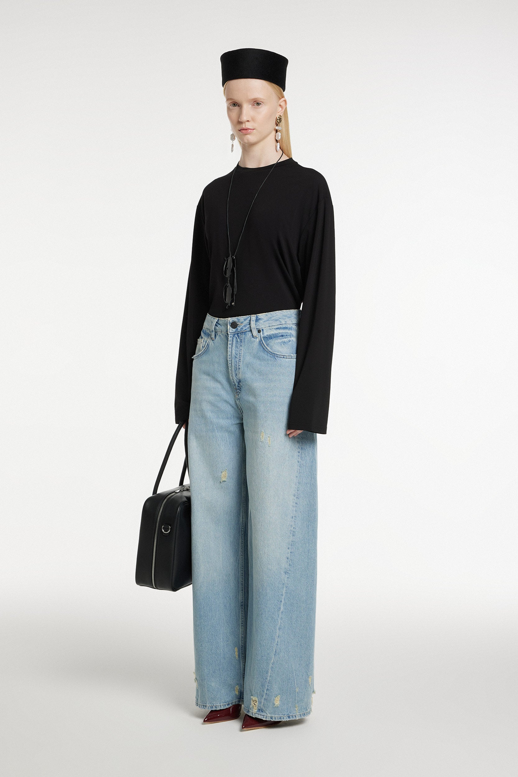 Super wide leg jeans PINXIT