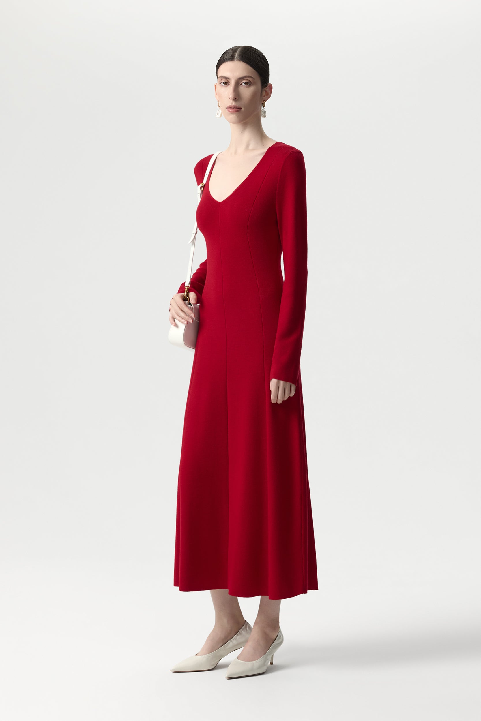 Merino wool maxi dress PINXIT
