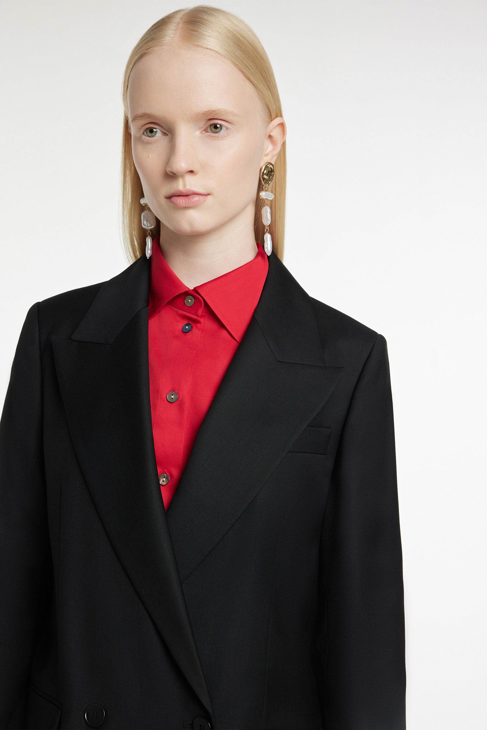 Straight-fit double-breasted blazer PINXIT