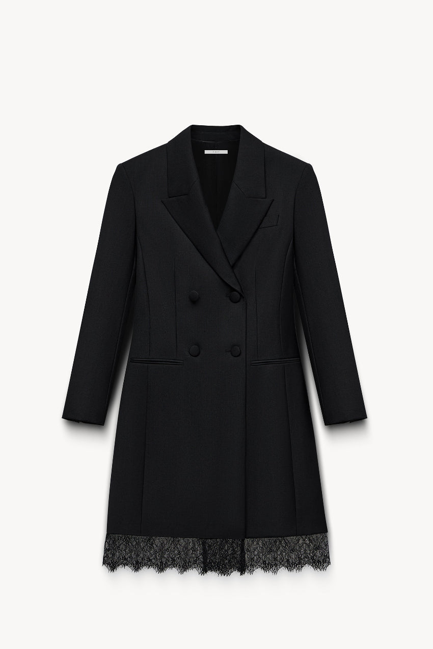 Blazer dress with lace Black PINXIT EU 36