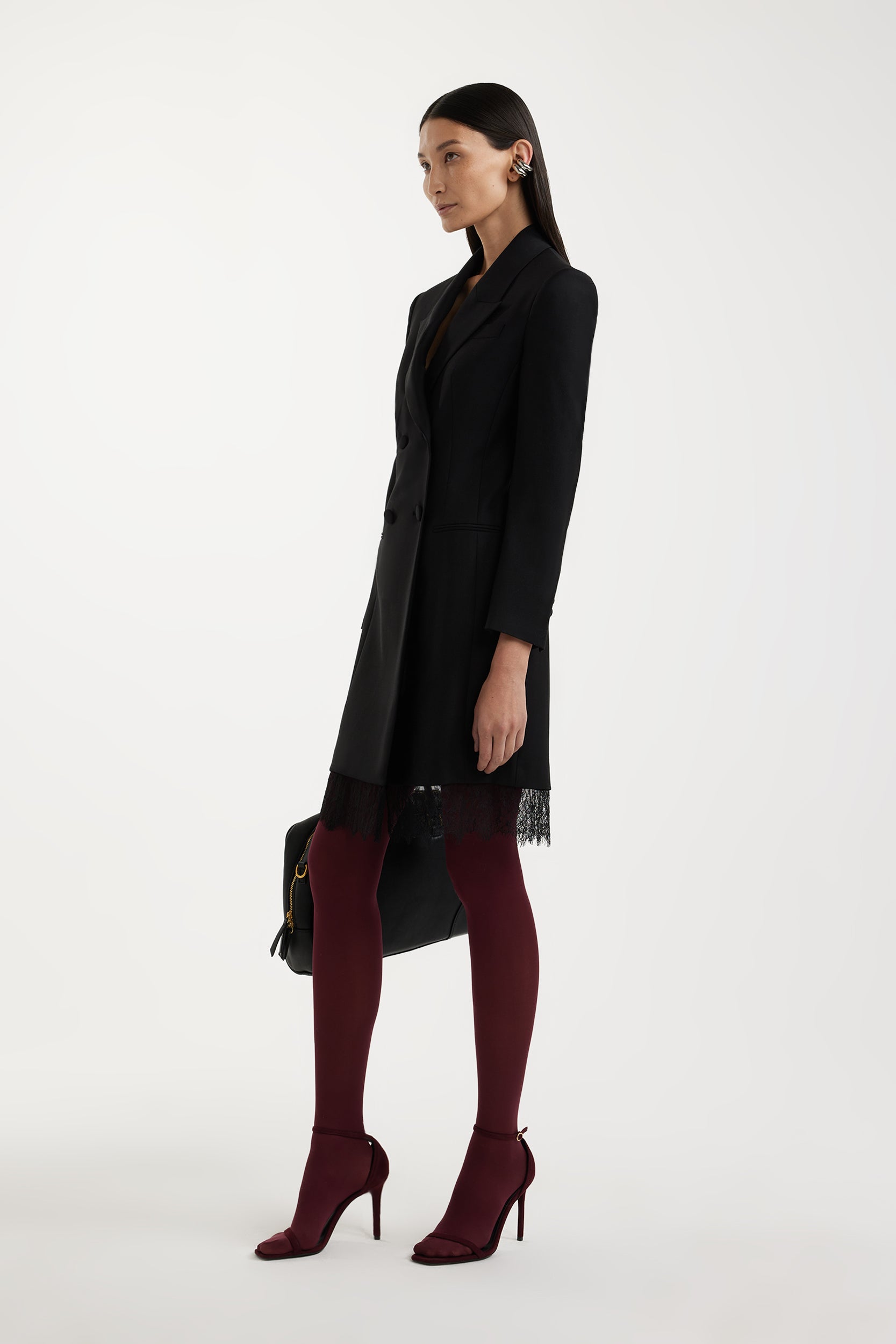 Blazer dress with lace PINXIT