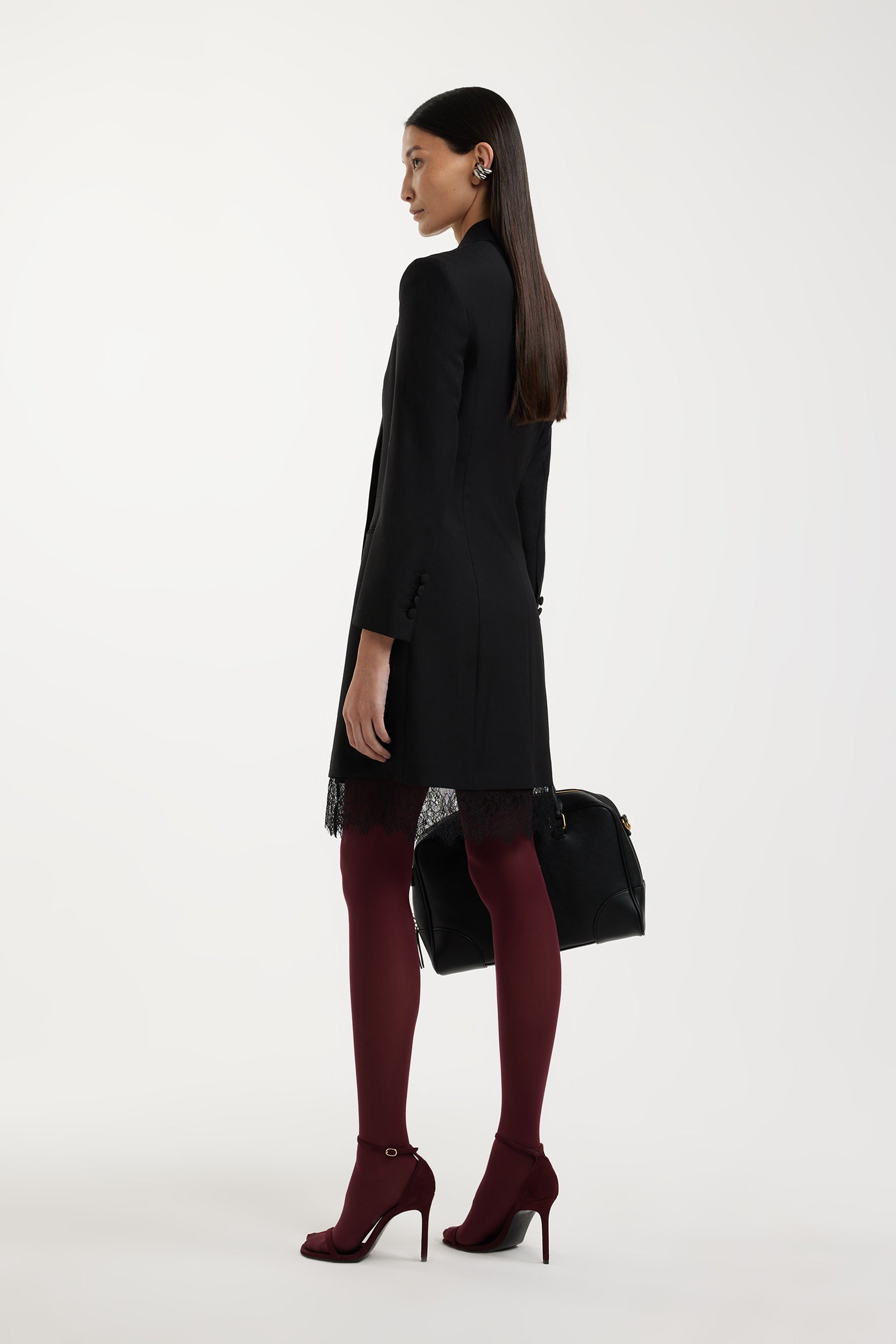 Blazer dress with lace PINXIT