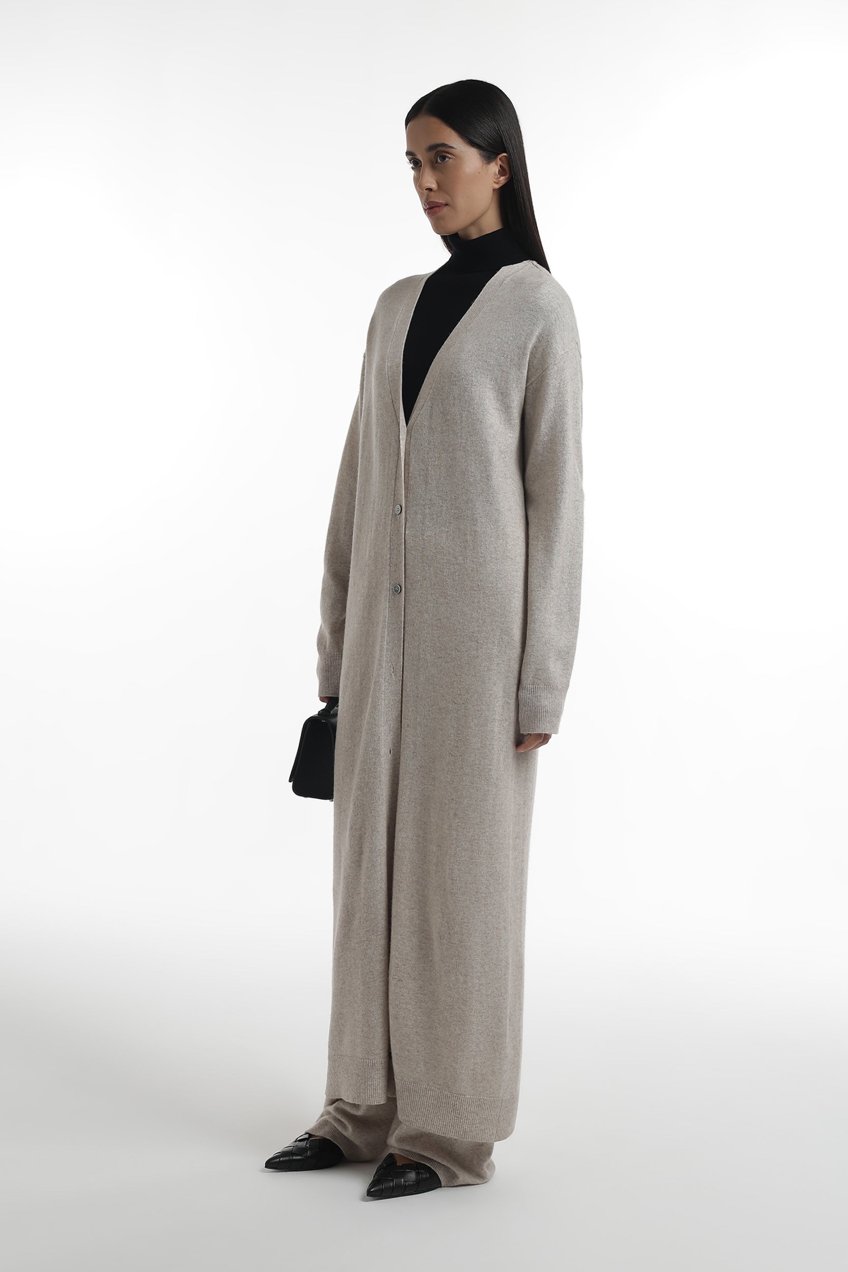 Wool and cashmere maxi cardigan PINXIT