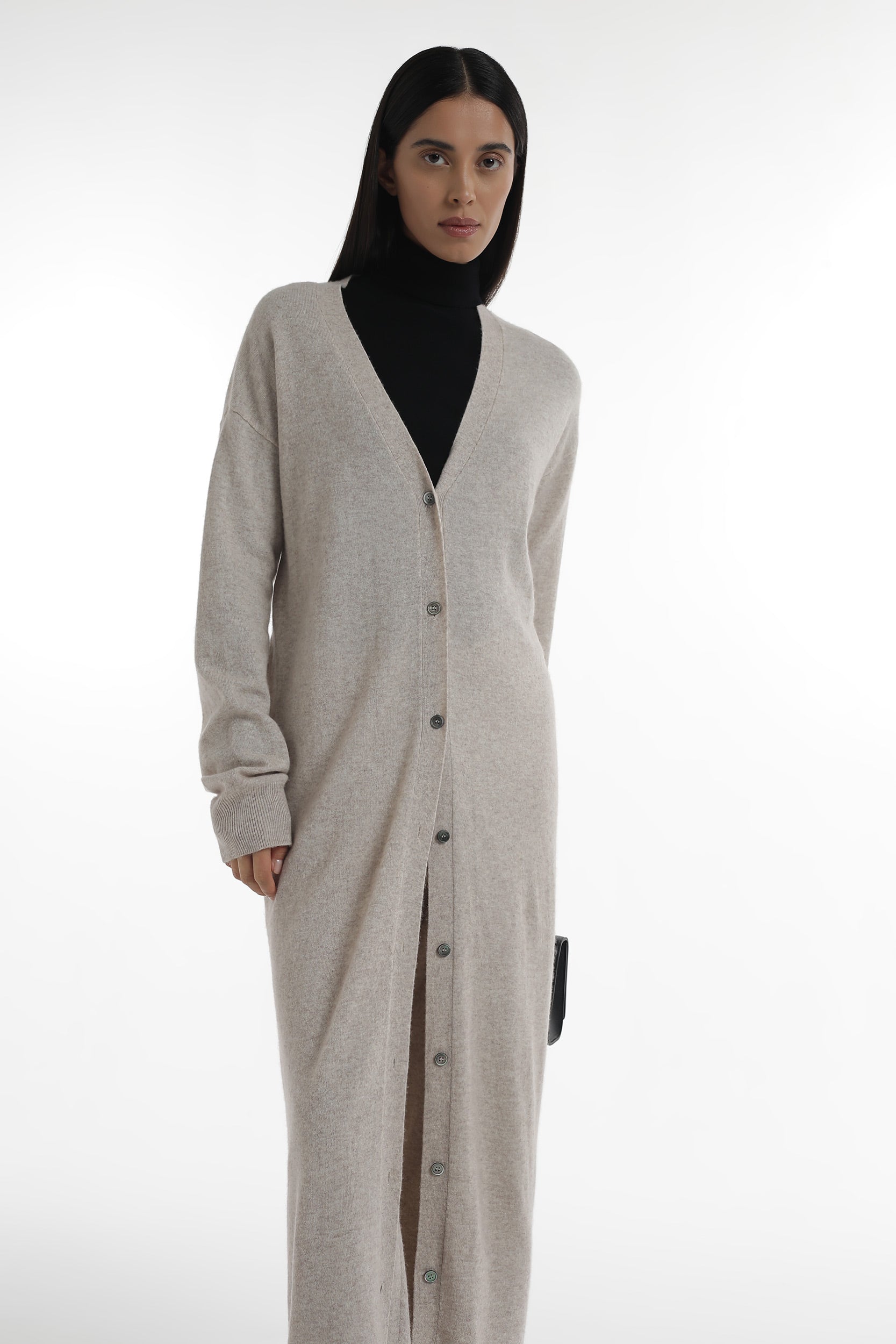 Wool and cashmere maxi cardigan PINXIT