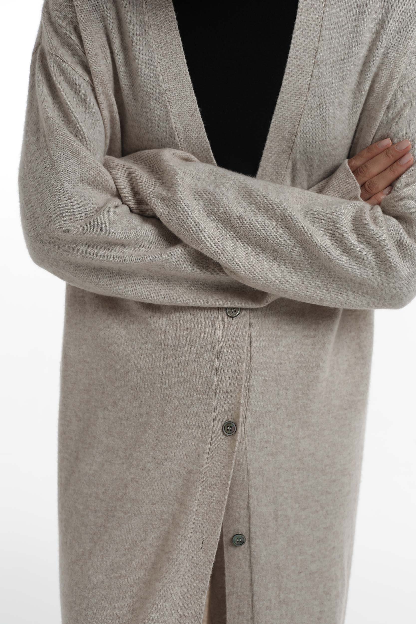 Wool and cashmere maxi cardigan PINXIT