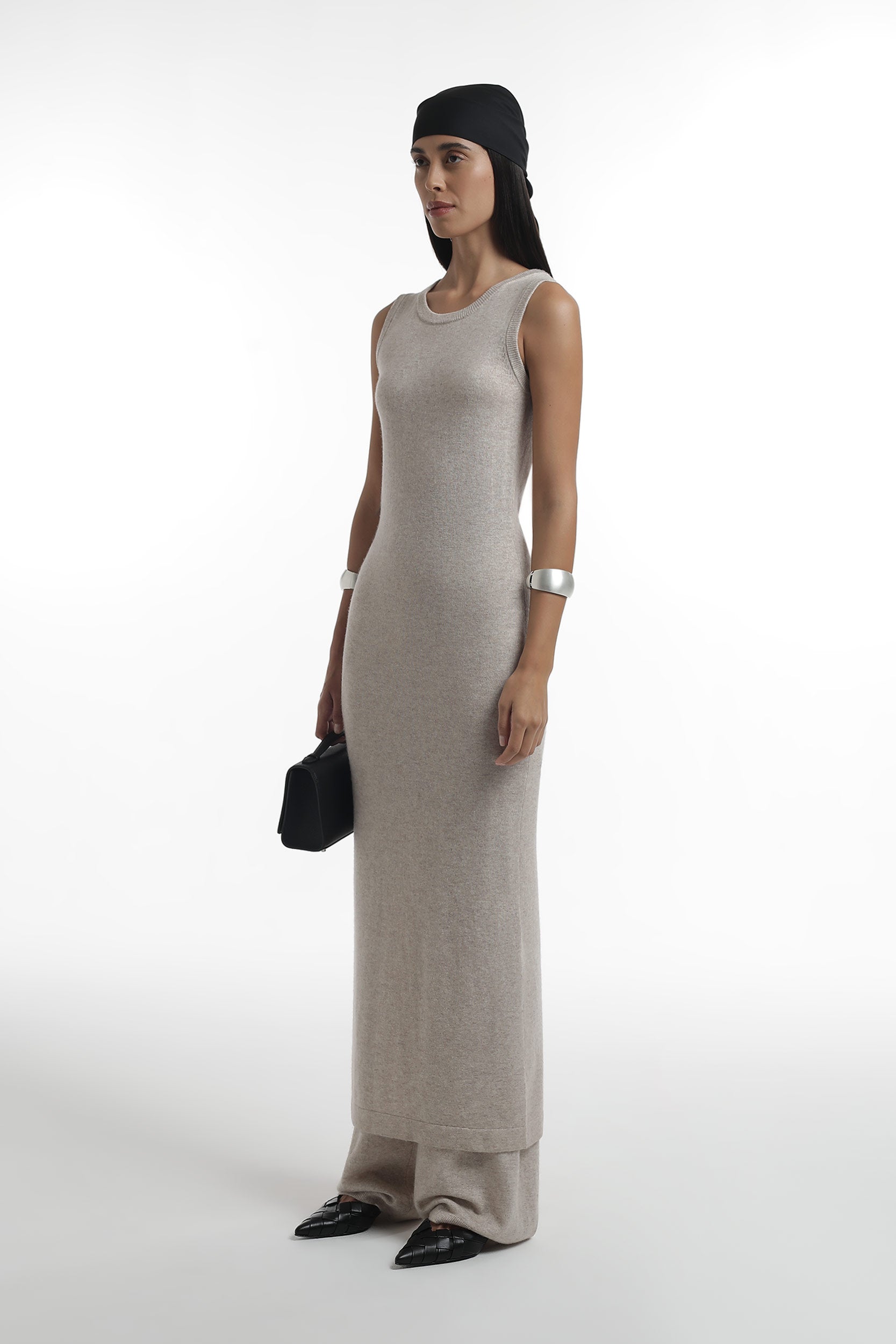 Wool and cashmere maxi dress PINXIT