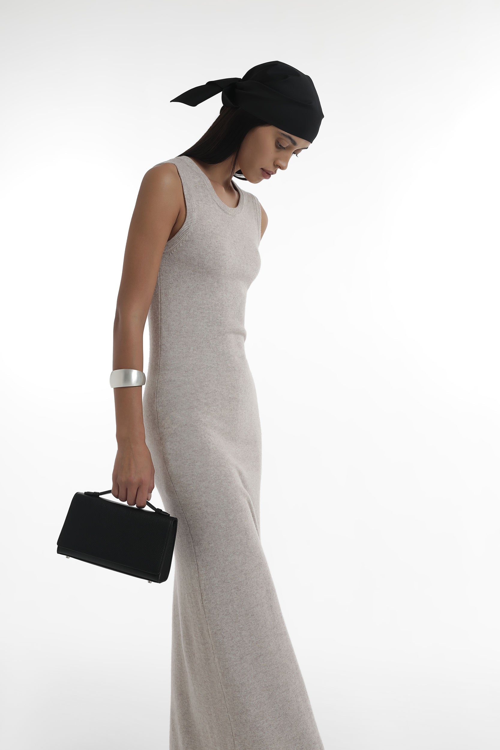 Wool and cashmere maxi dress PINXIT