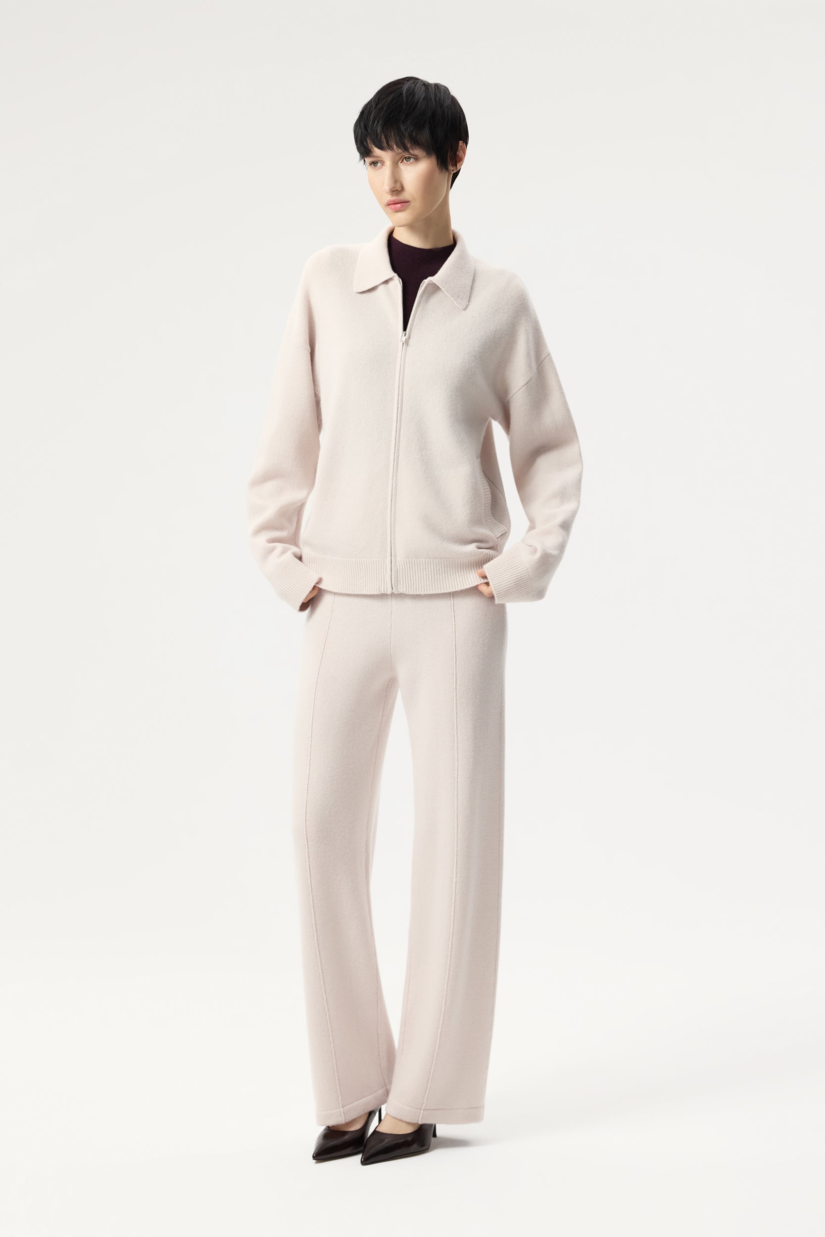 Wool zip cardigan PINXIT