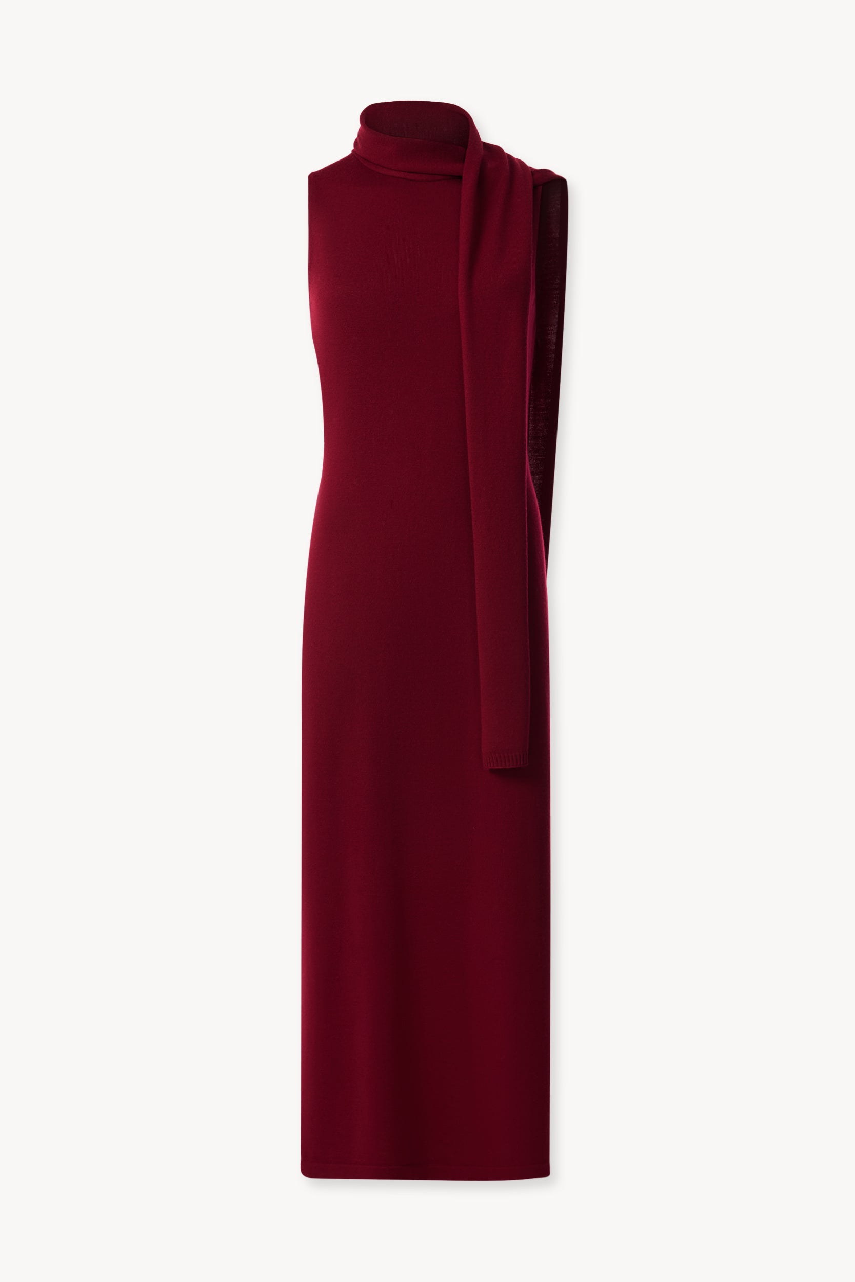 Merino wool maxi dress Berry PINXIT XS