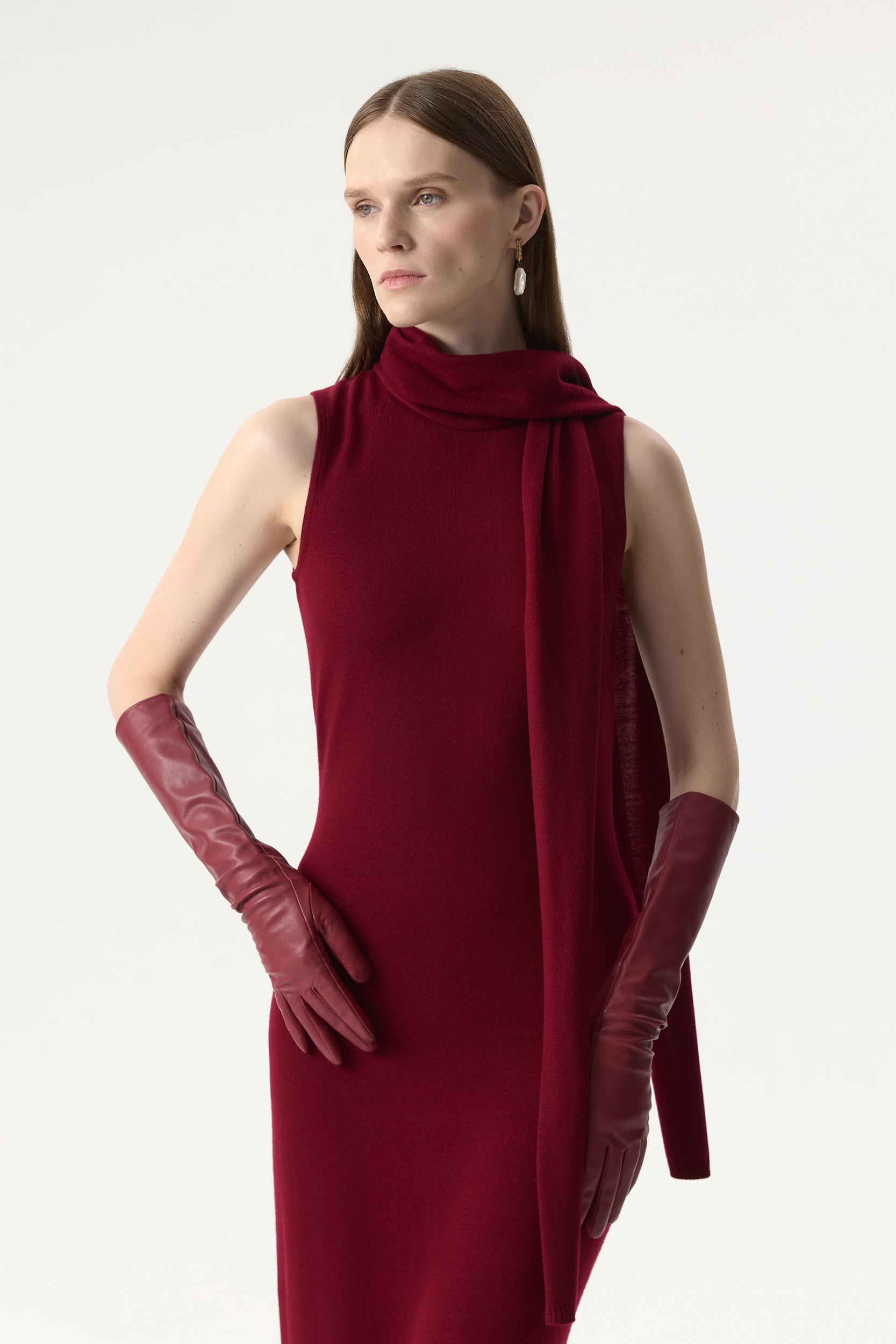 Merino wool maxi dress PINXIT