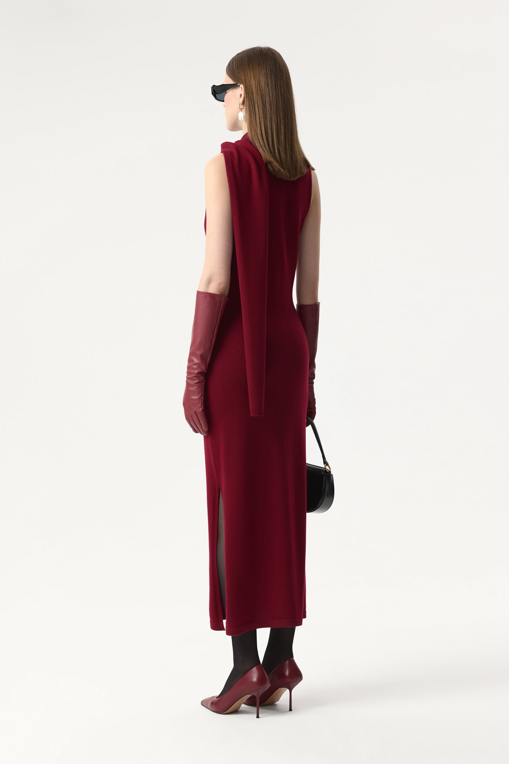 Merino wool maxi dress PINXIT
