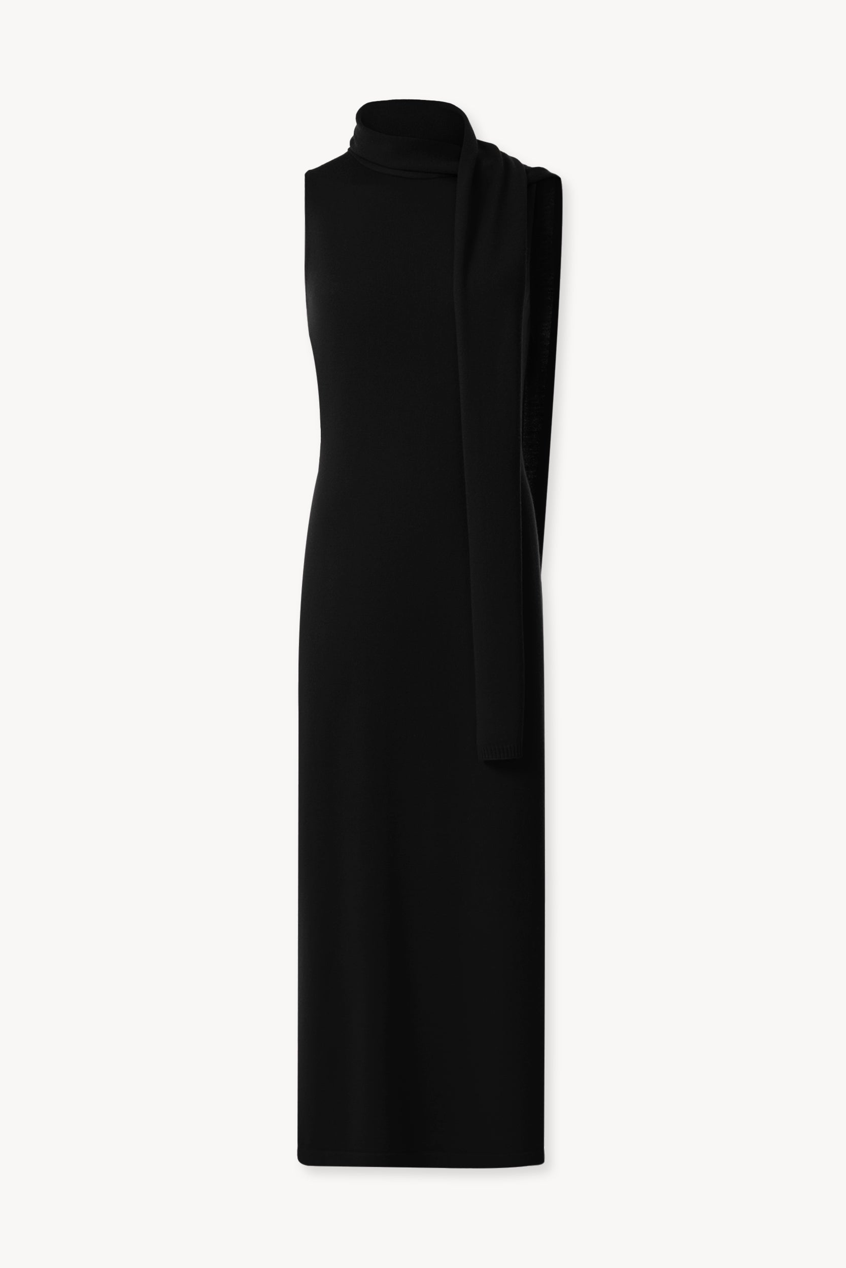 Merino wool maxi dress Black PINXIT XS