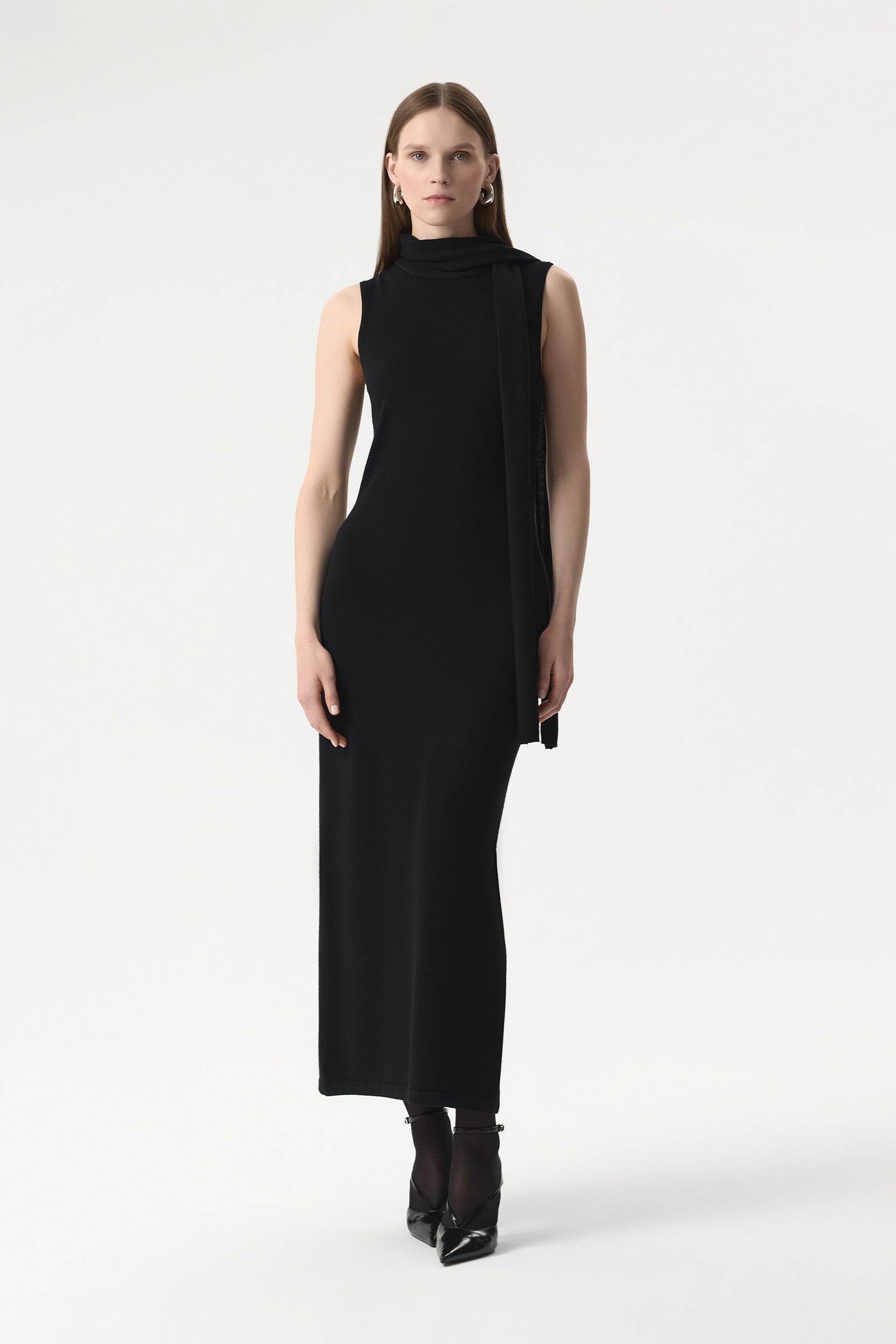 Merino wool maxi dress PINXIT