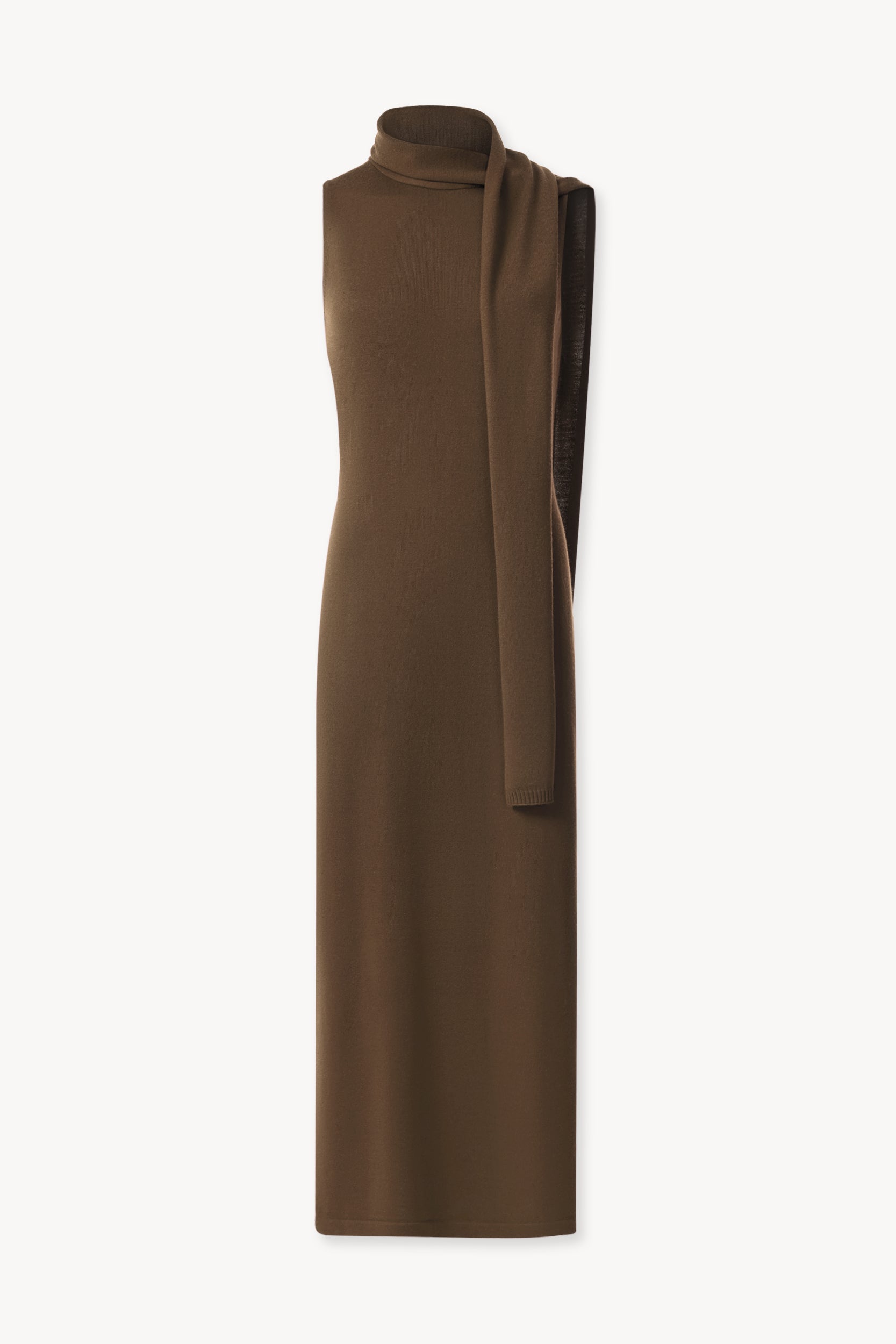 Merino wool maxi dress Tobacco PINXIT XS
