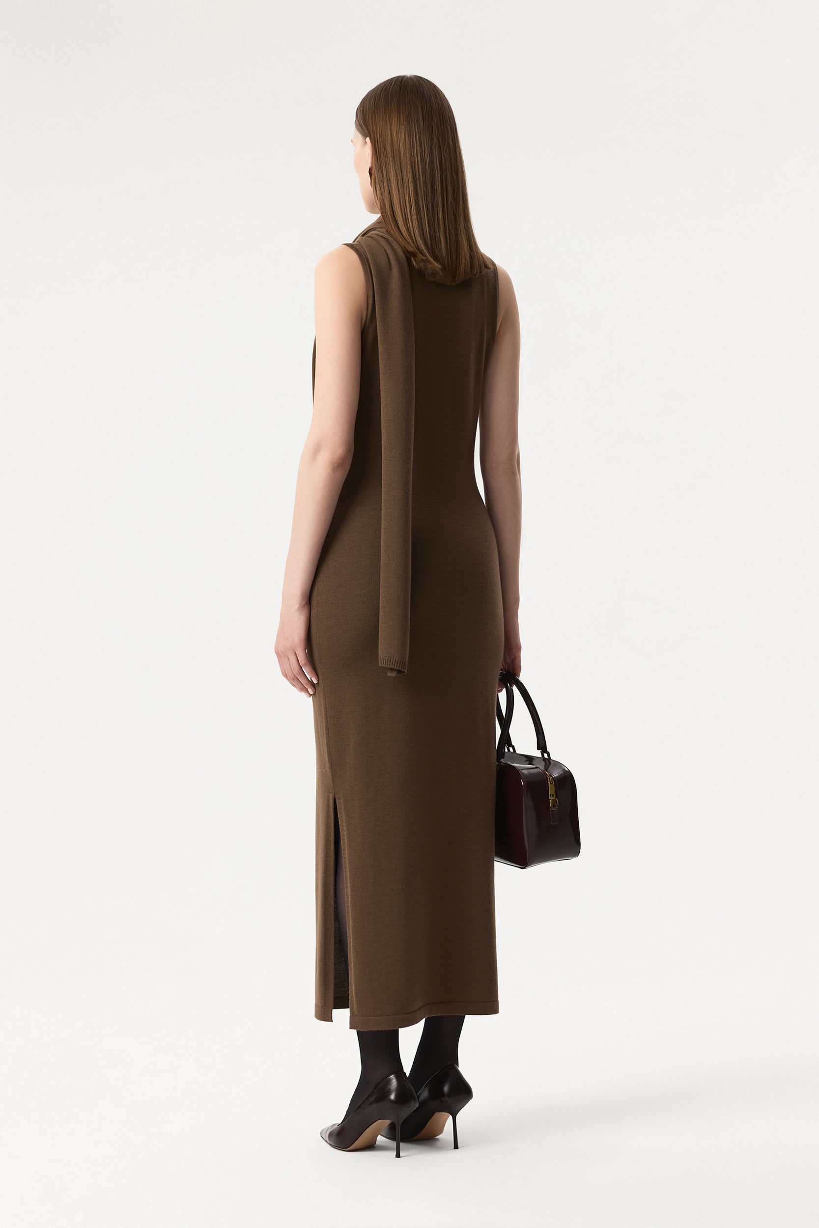 Merino wool maxi dress PINXIT