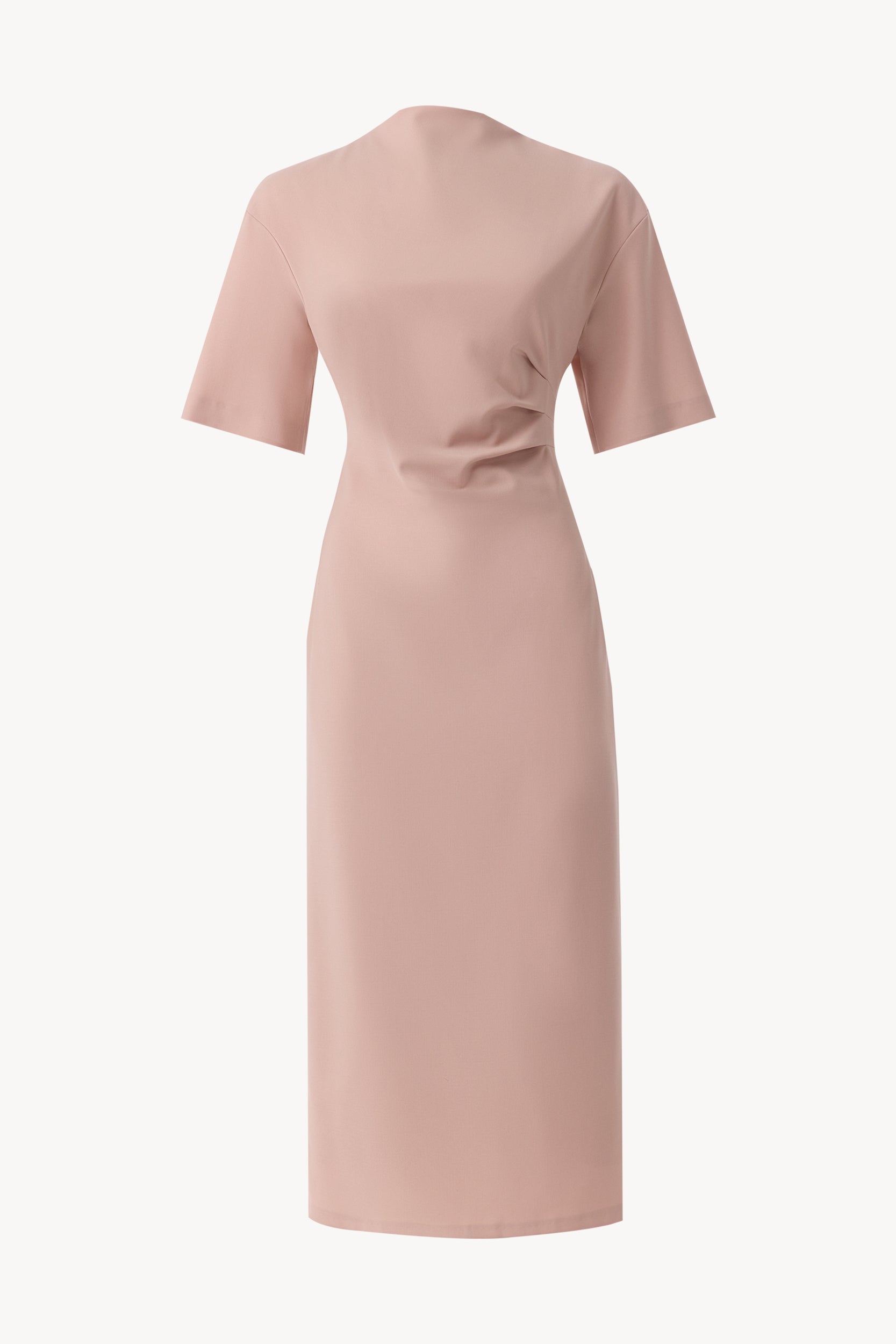 powder pink midi dress Lily Richelieu Powder Pink Midi Dress