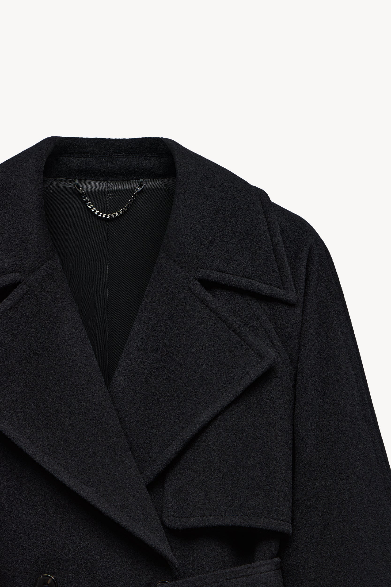 Belted wool coat PINXIT