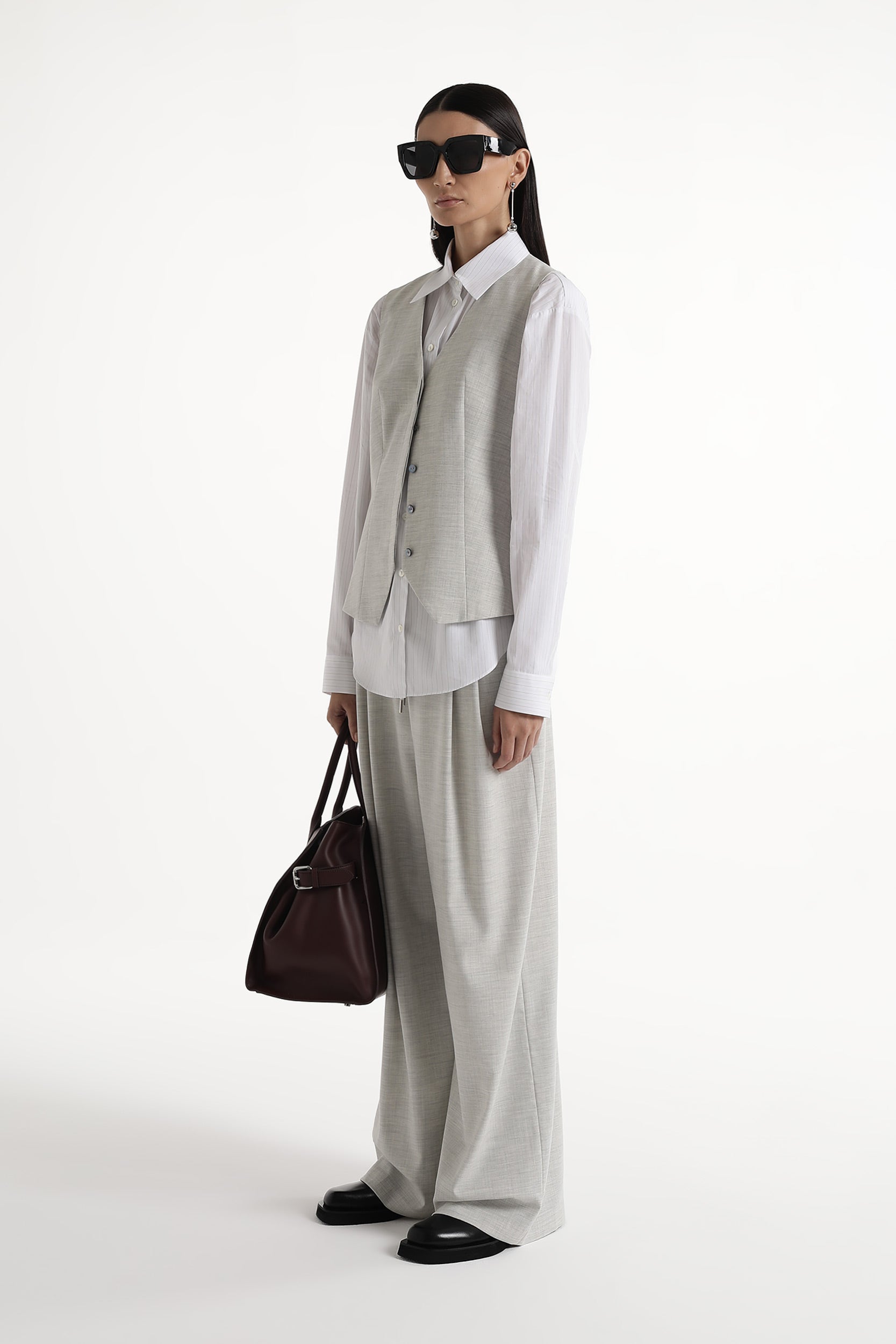 Drawsting loose-fit trousers PINXIT