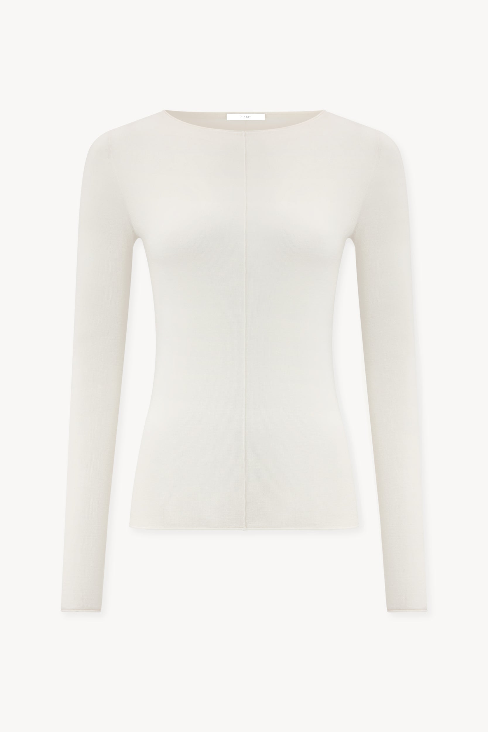 Fine 100% wool jumper Ecru PINXIT XS