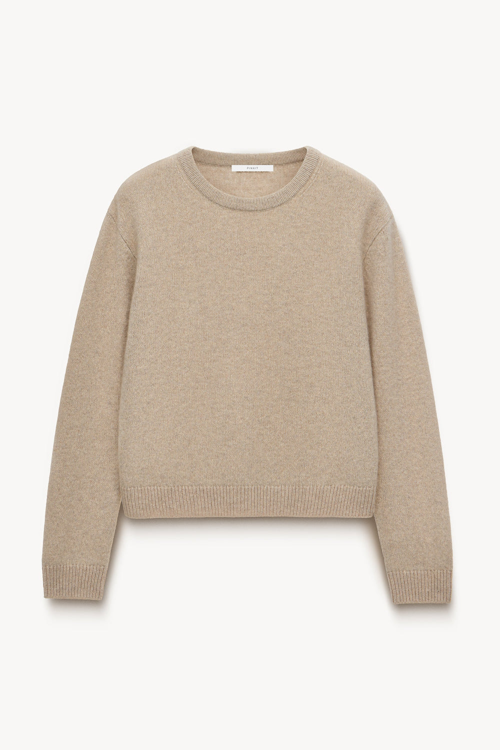 Raccoon wool jumper Beige melange PINXIT S
