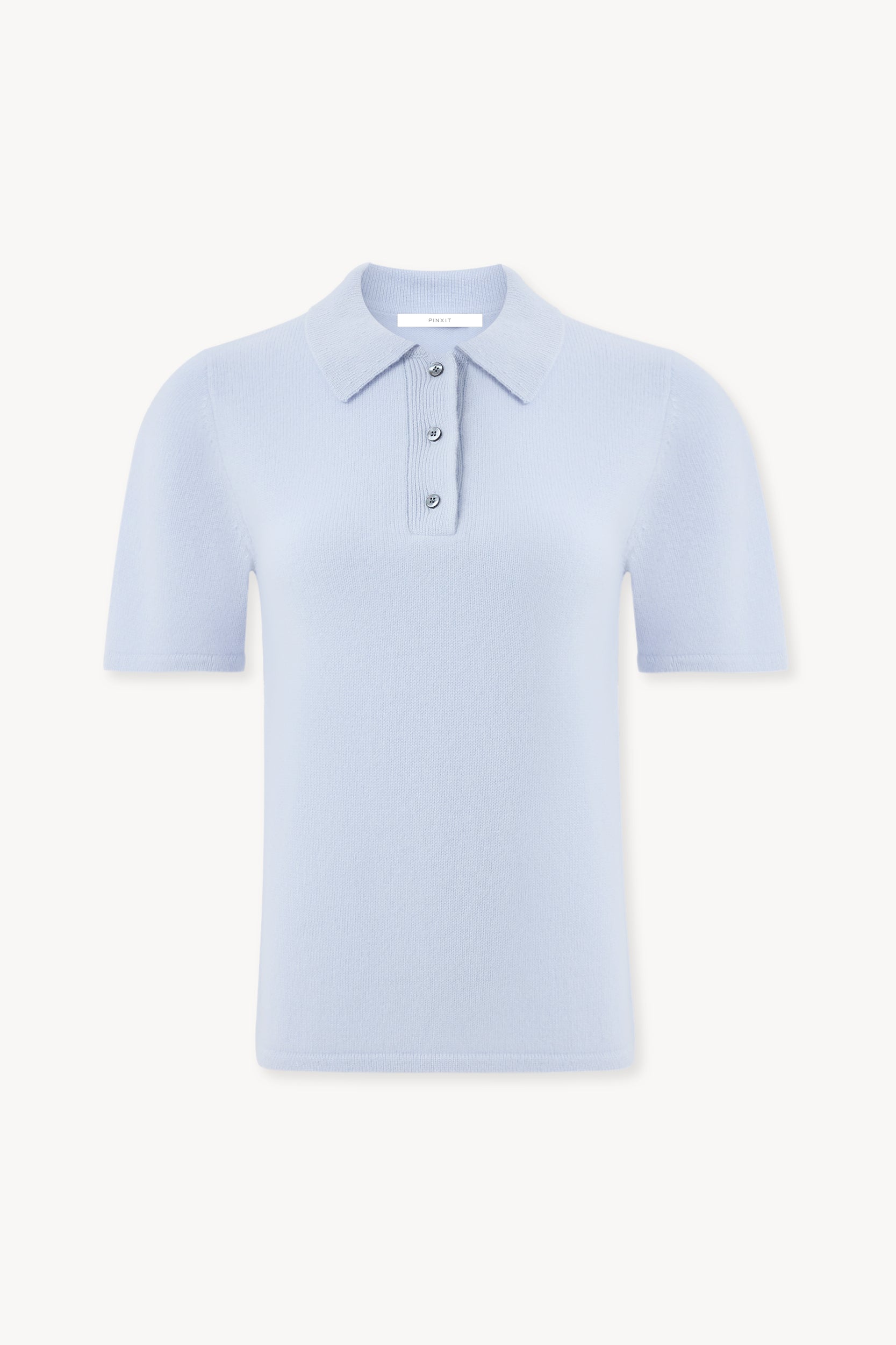 Knit cashmere polo Blue PINXIT S
