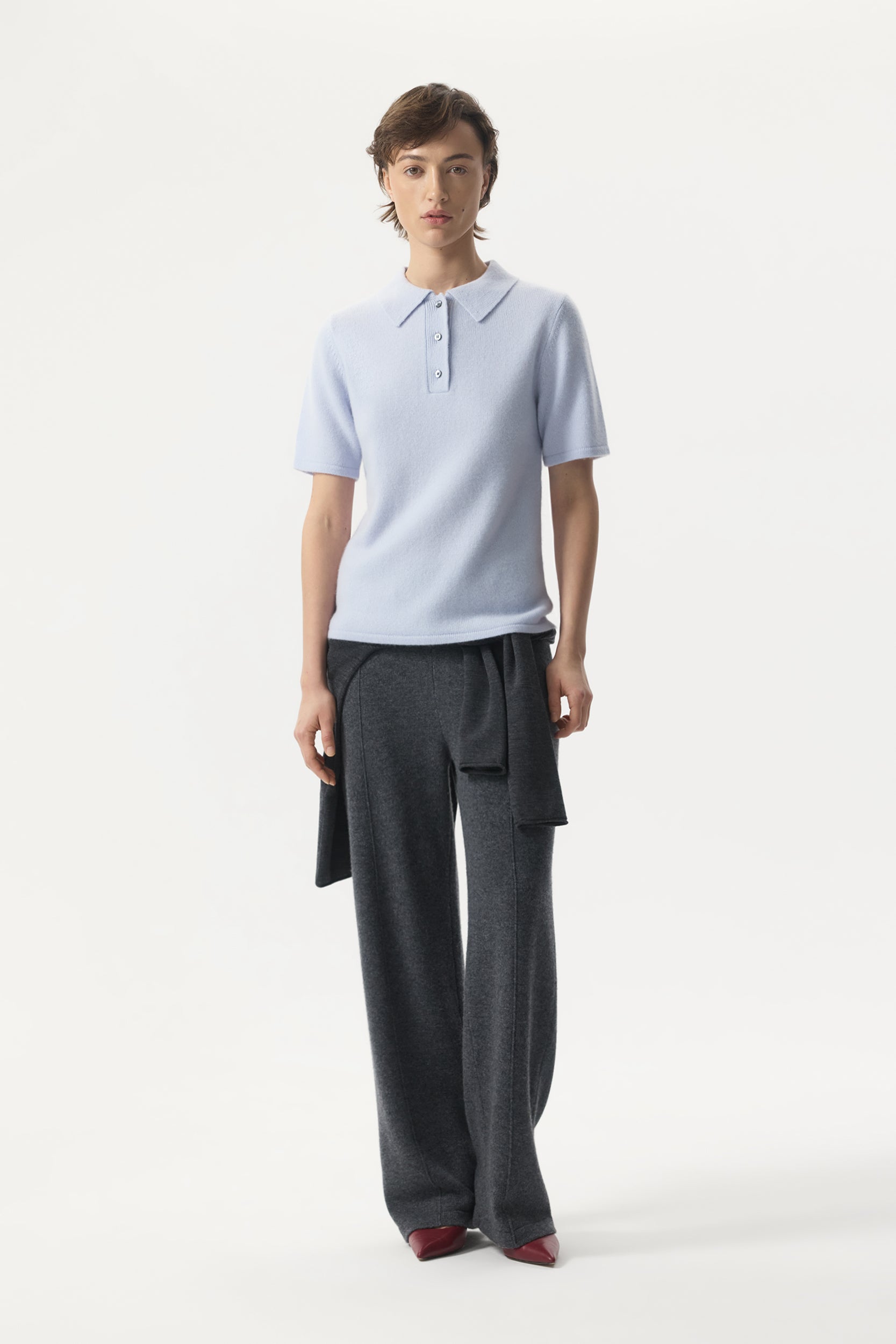 Knit cashmere polo PINXIT