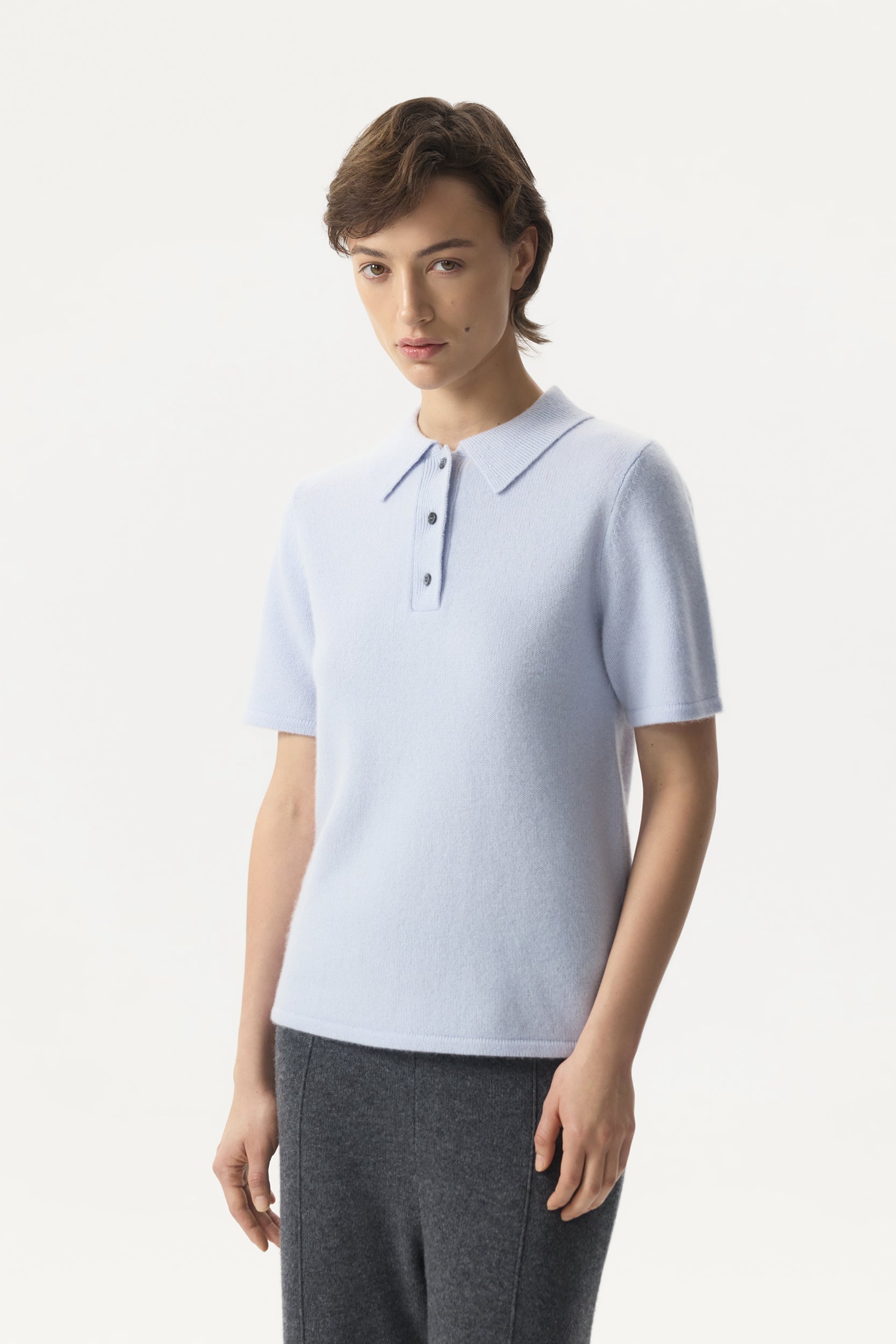 Knit cashmere polo PINXIT