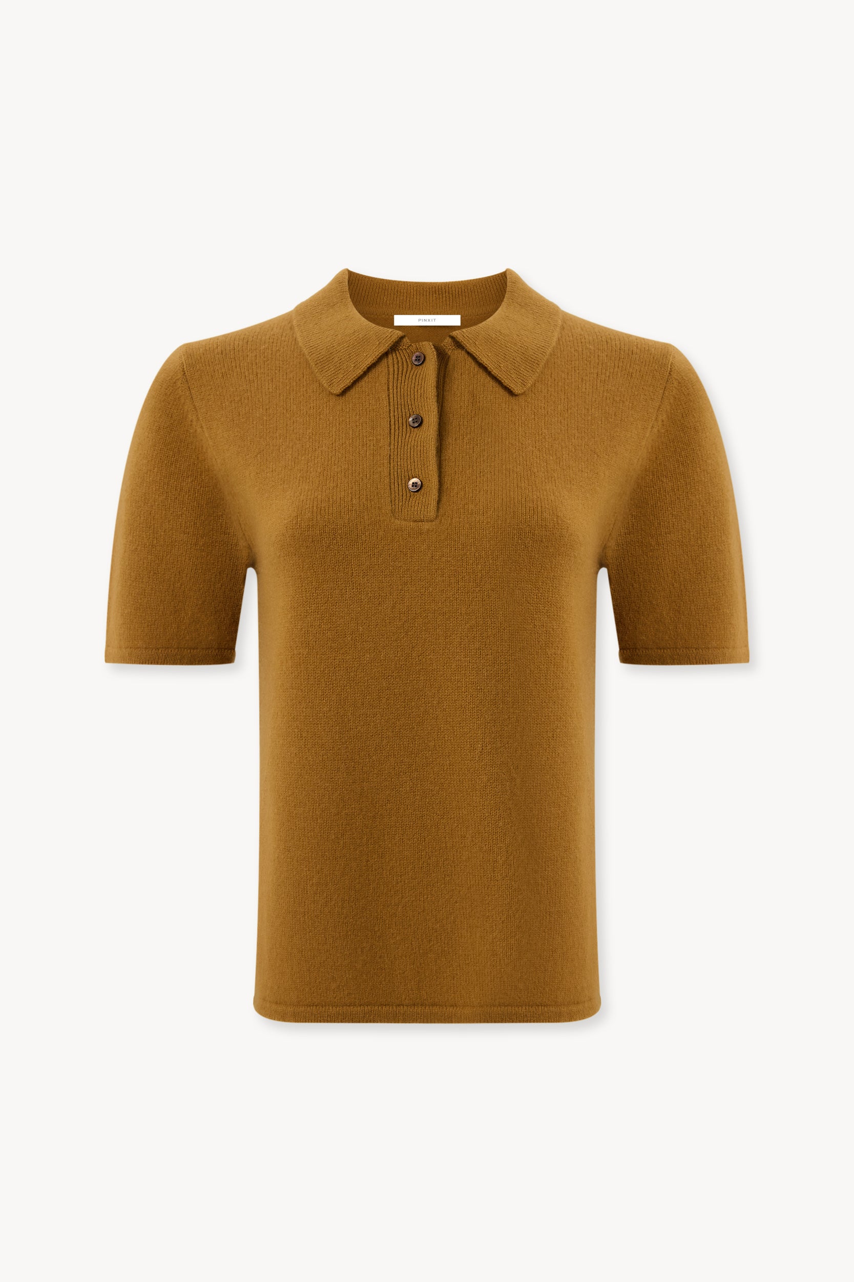 Knit cashmere polo Cinnamon PINXIT S