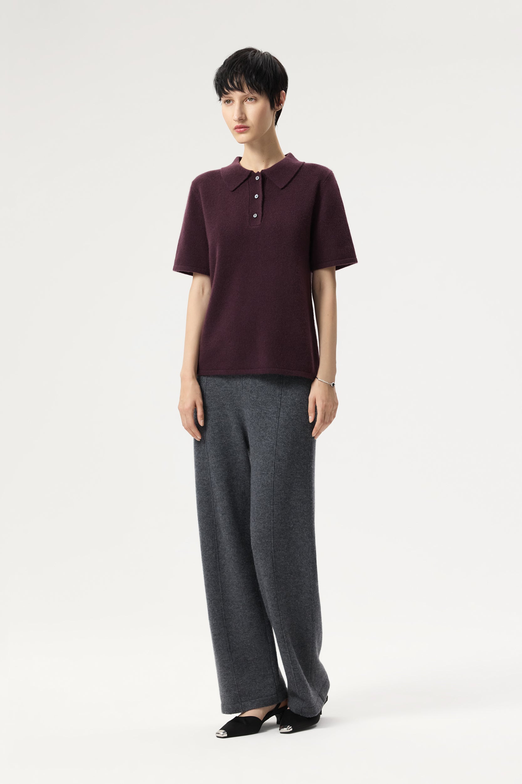 Knit cashmere polo PINXIT
