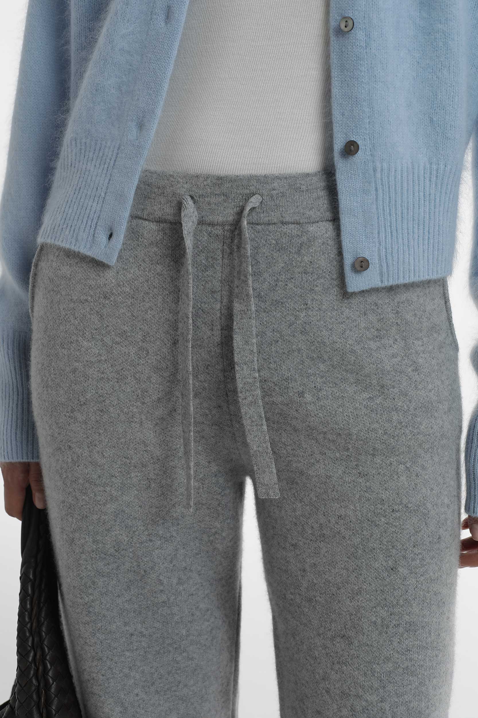 Wool with angora knitted joggers PINXIT