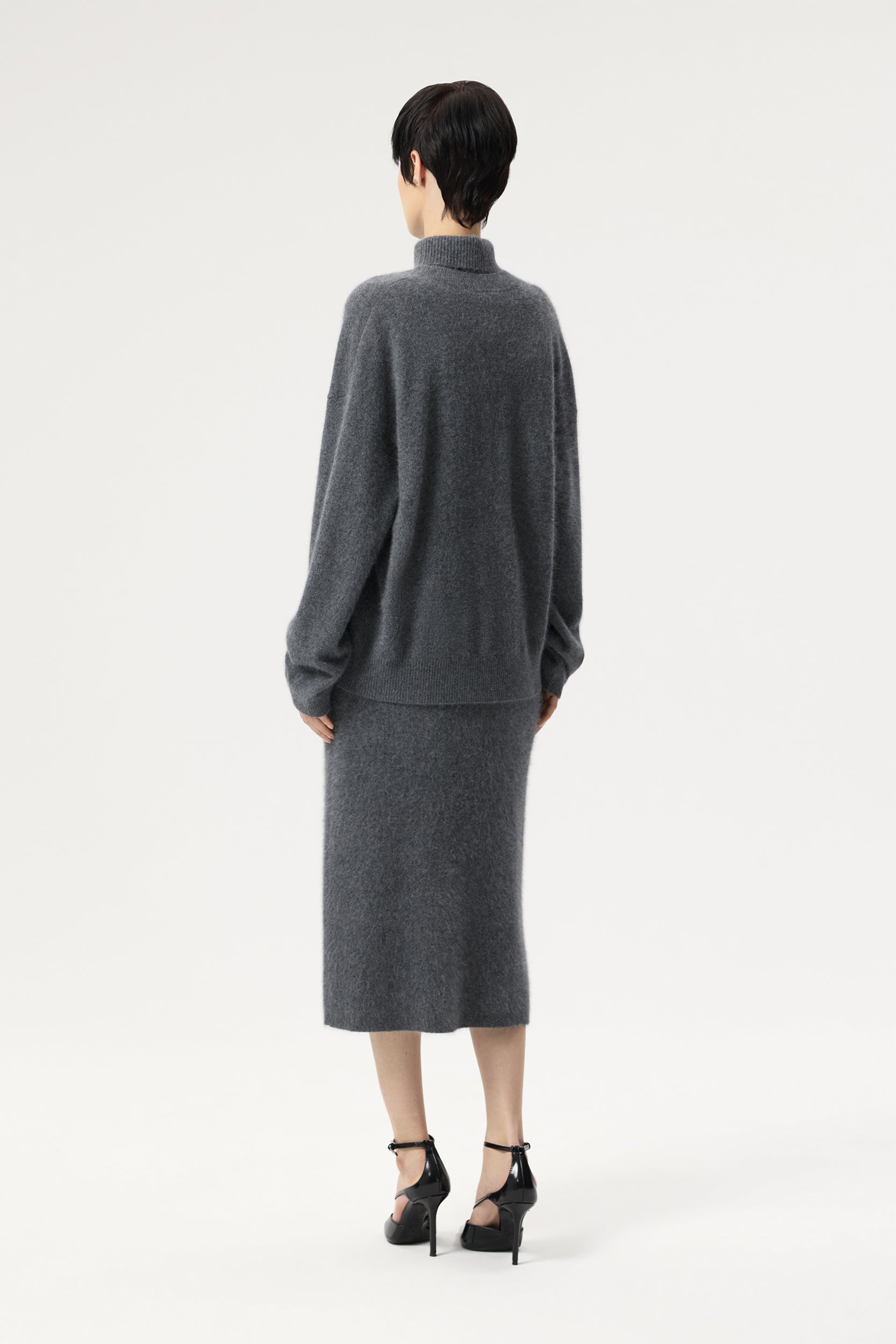 Raccoon wool and angora cardigan PINXIT