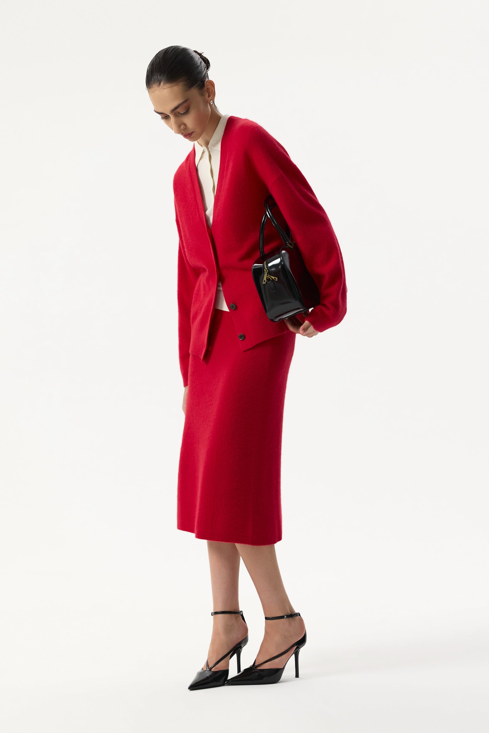 Raccoon wool and angora cardigan PINXIT