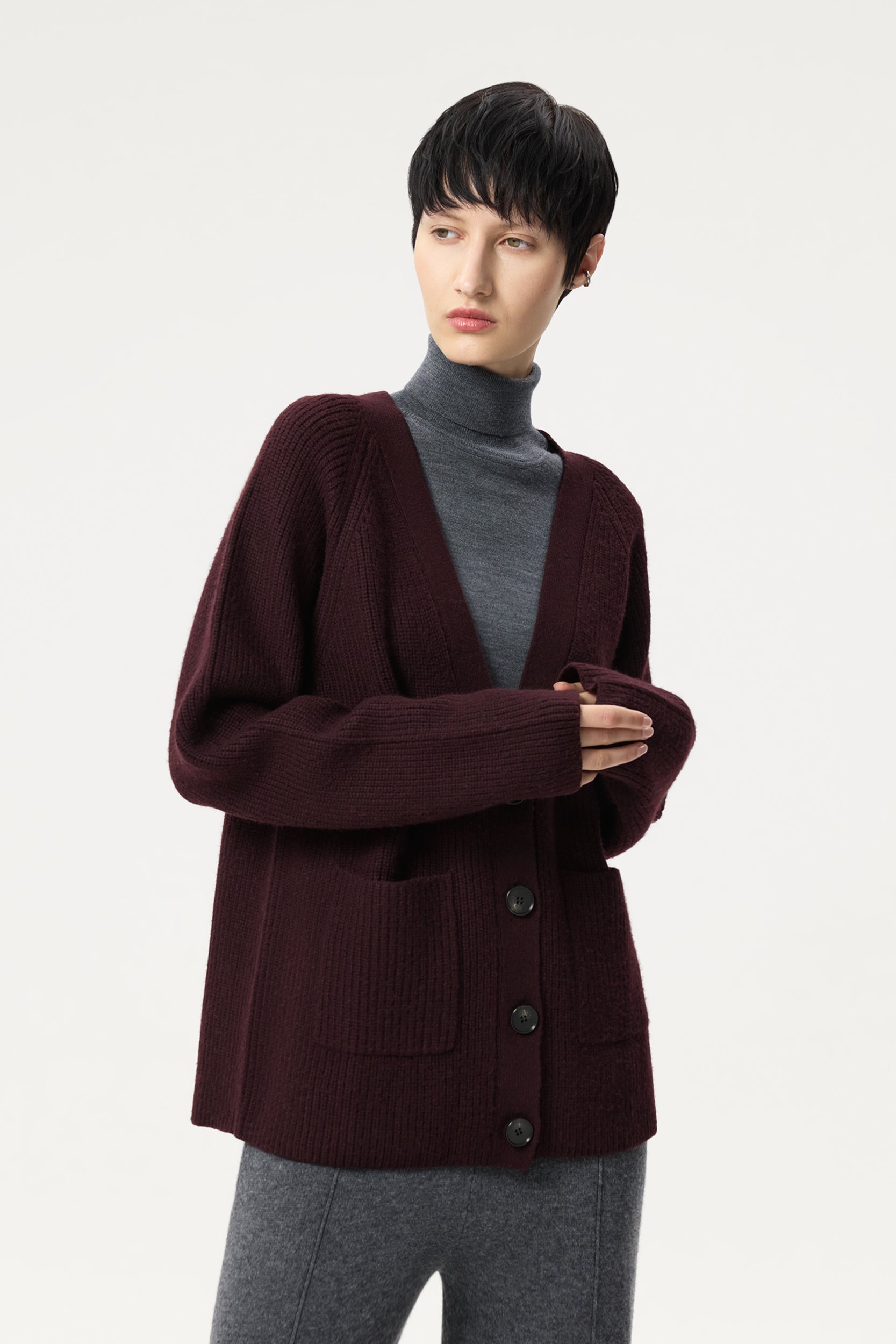 Wool and cashmere cardigan PINXIT