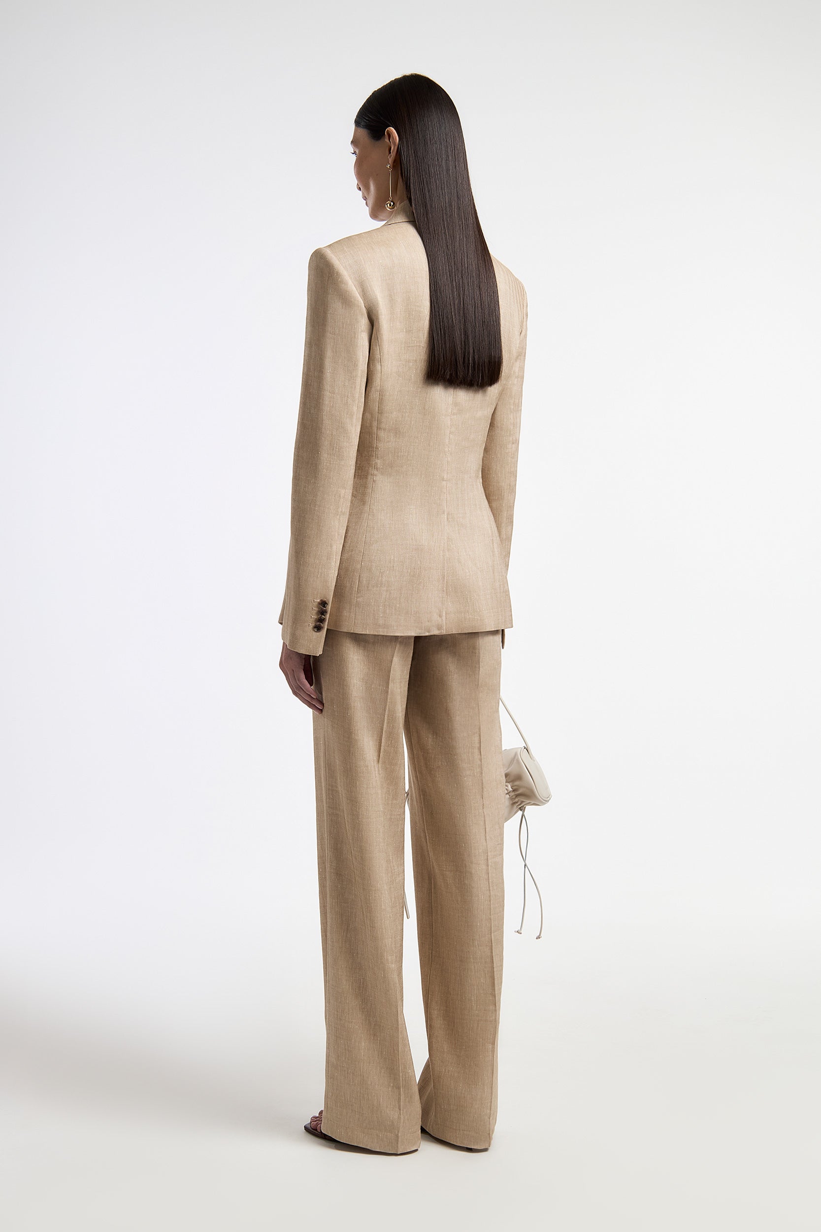 Herringbone linen blazer PINXIT