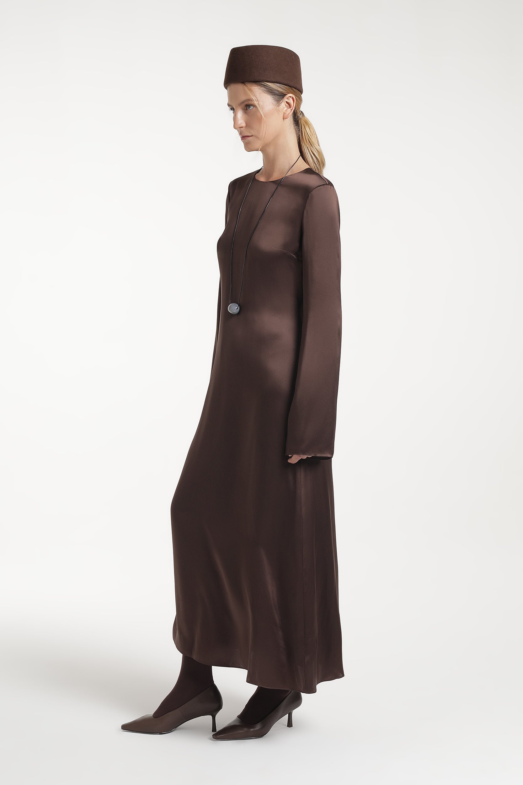 100% silk maxi dress PINXIT