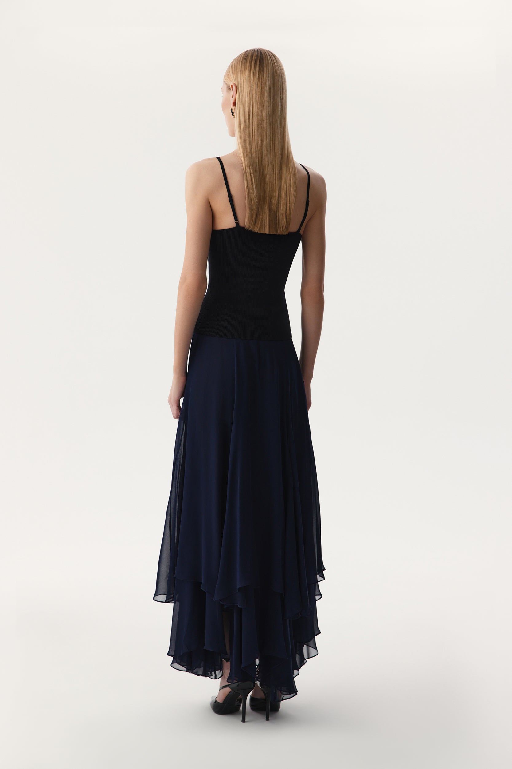 Strappy knit top PINXIT