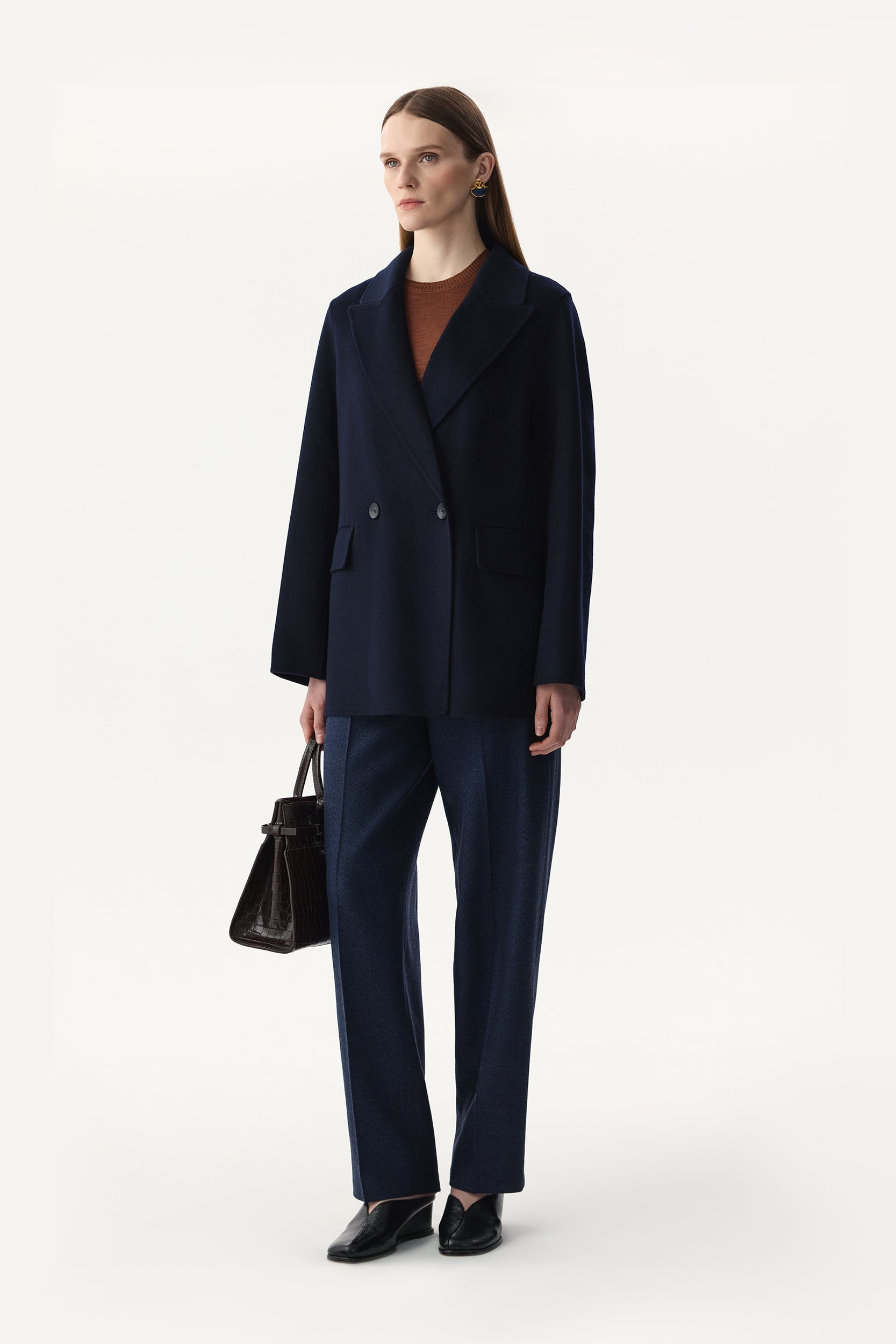 Blazer-style car coat (164 cm) PINXIT