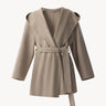 Car coat with hood Beige PINXIT S/M