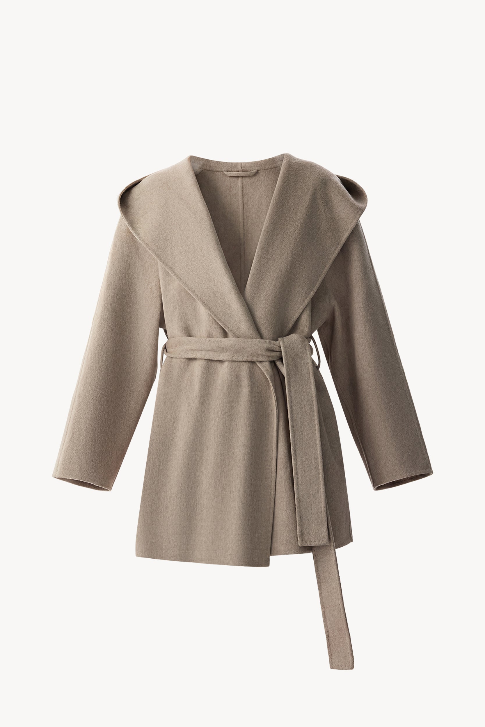 Car coat with hood (164 cm) Beige PINXIT S/M