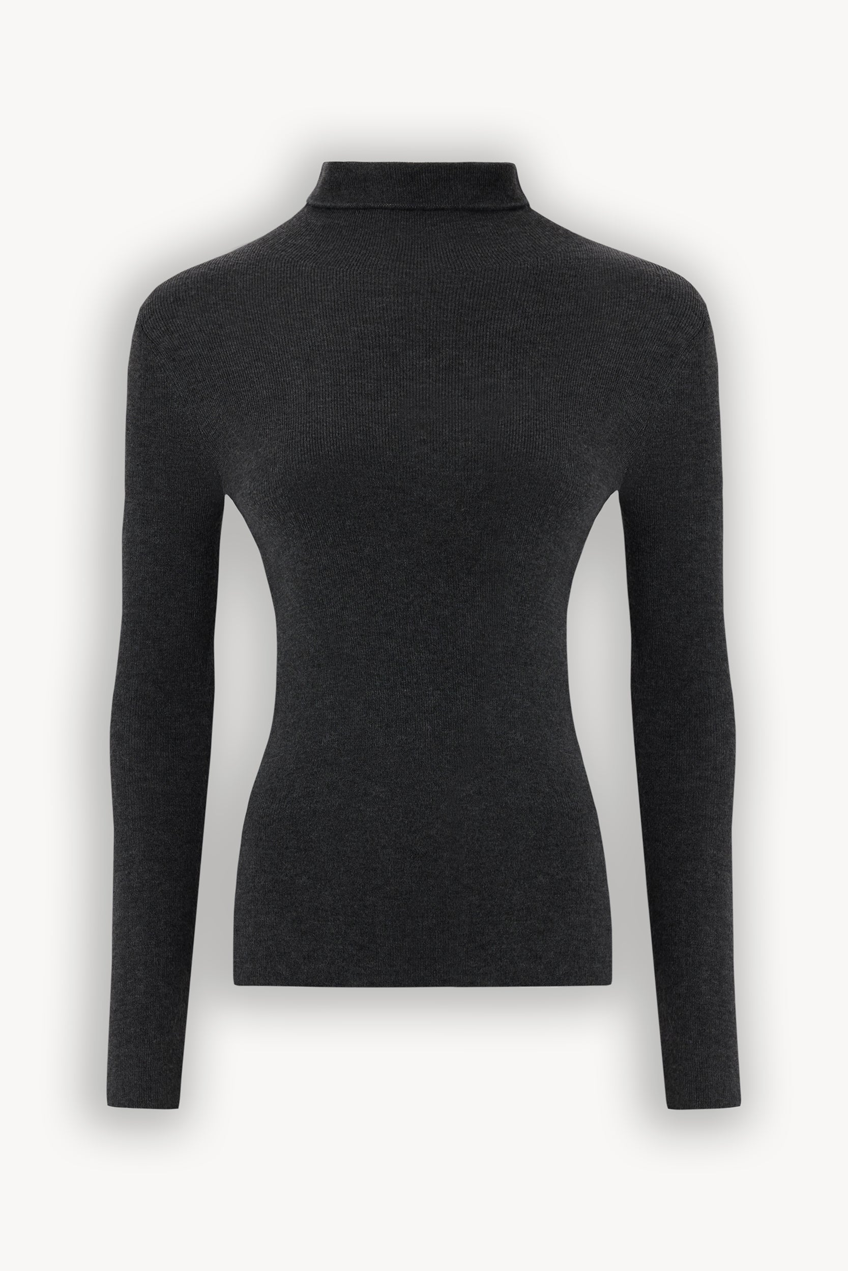 Merino wool turtleneck Gray PINXIT XS