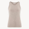 Merino wool top Beige PINXIT XS