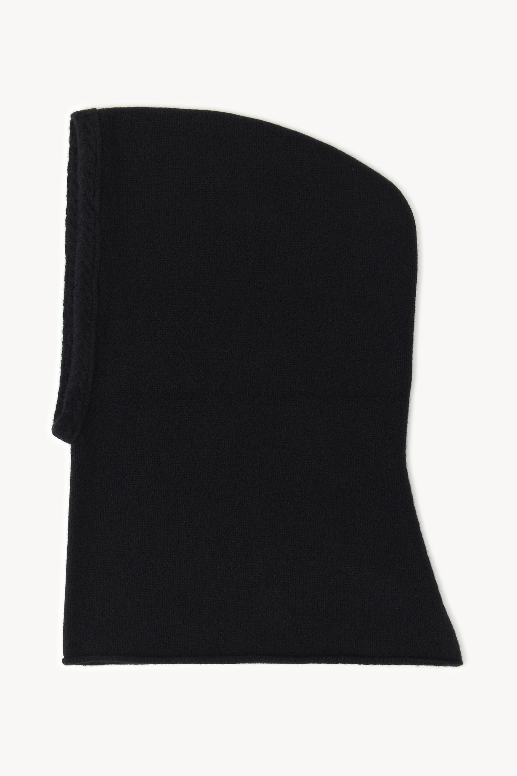 Merino wool hood-scarf Black PINXIT One size