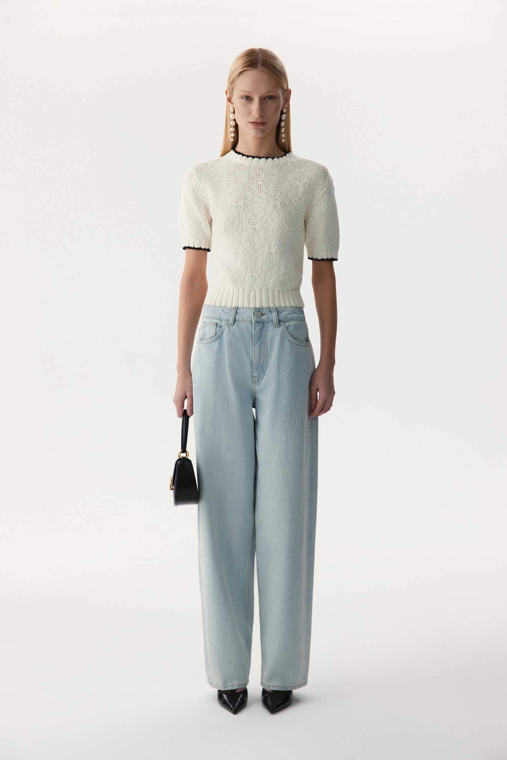 Short sleeve cotton jumper PINXIT