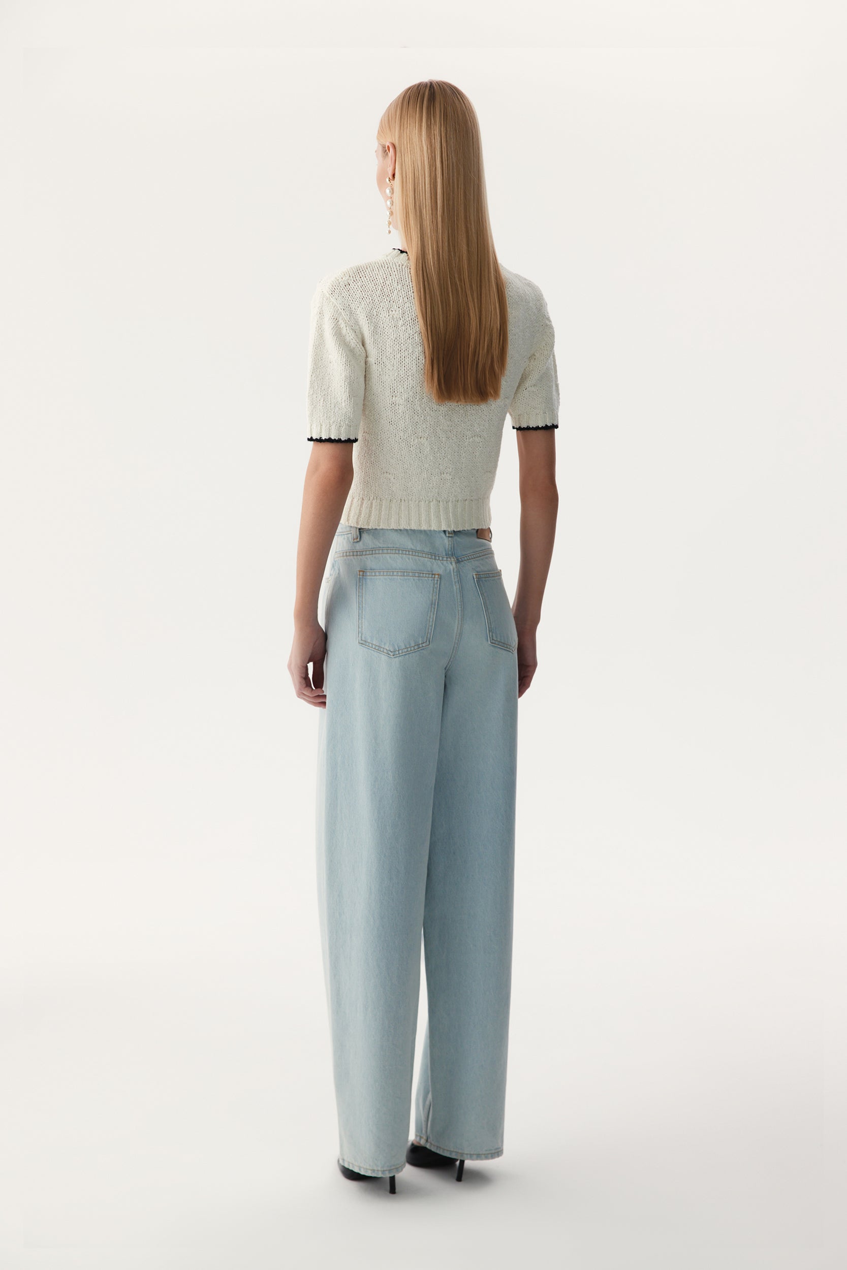 Short sleeve cotton jumper PINXIT