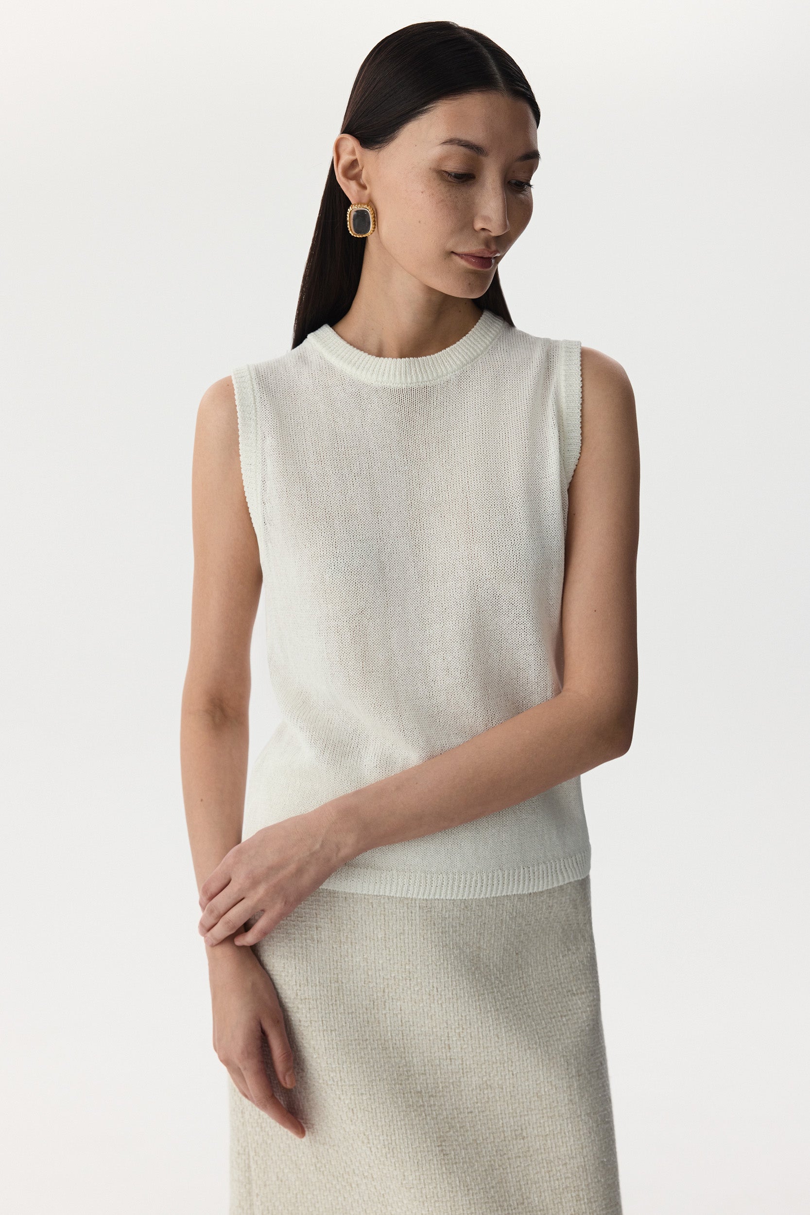 Top in cotton and cellulose PINXIT