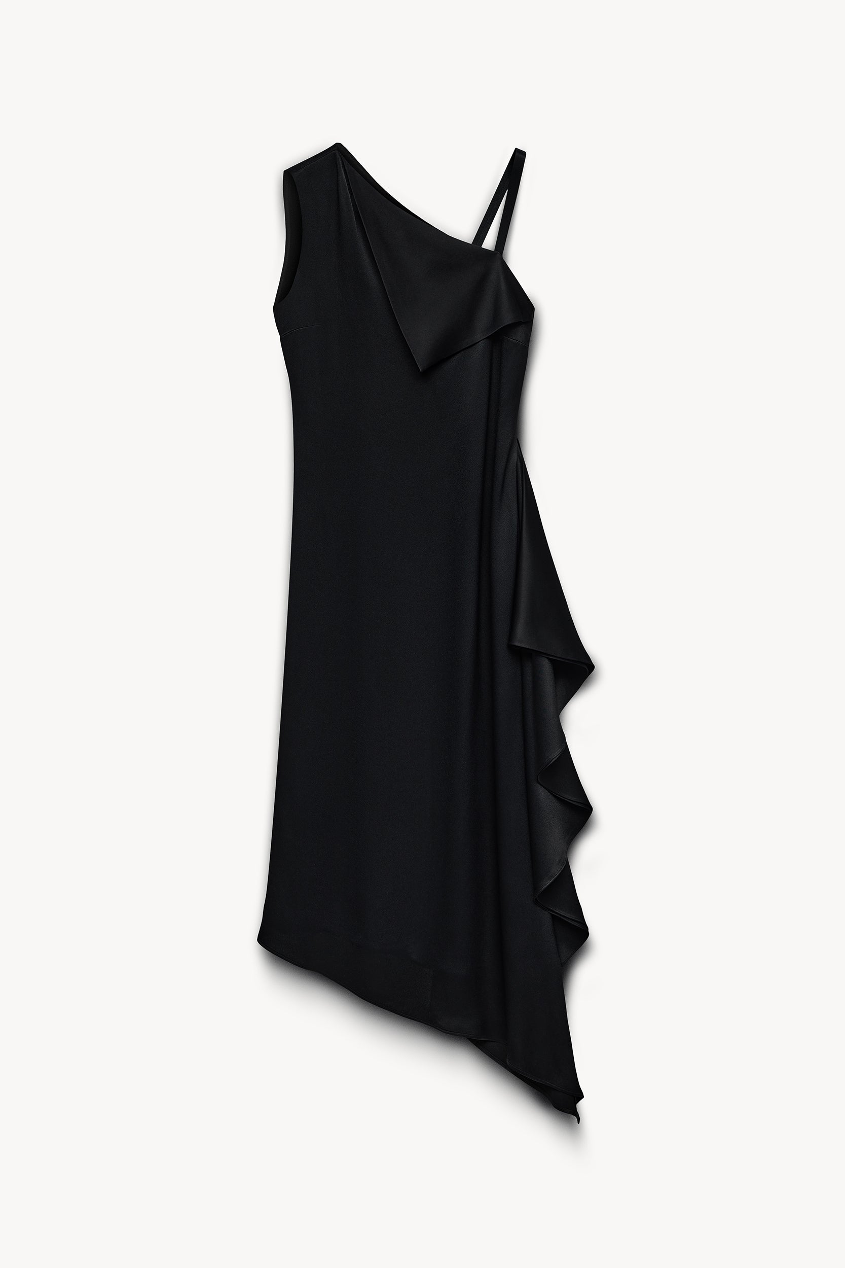Asymmetric satin dress PINXIT